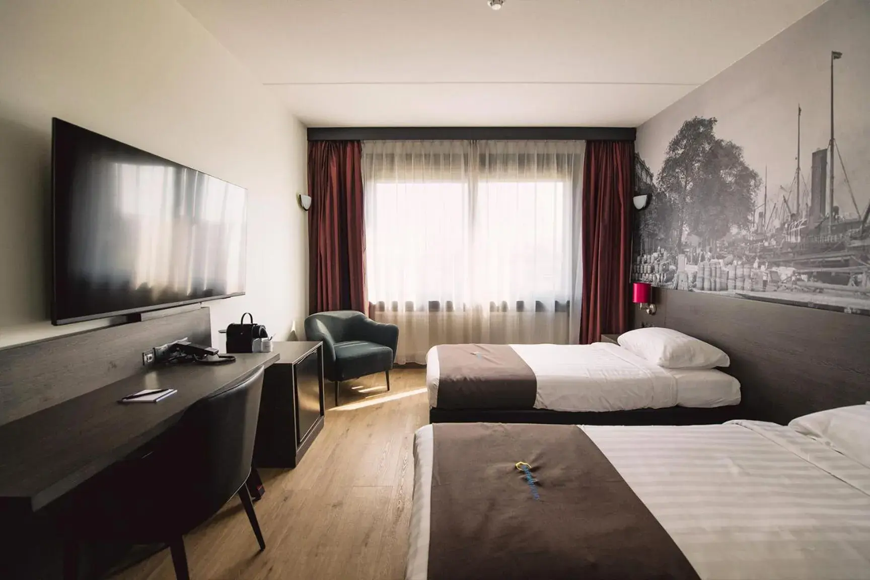 Deluxe Twin Room in Bastion Hotel Barendrecht Deluxe Twin Room in Bastion Hotel Barendrecht