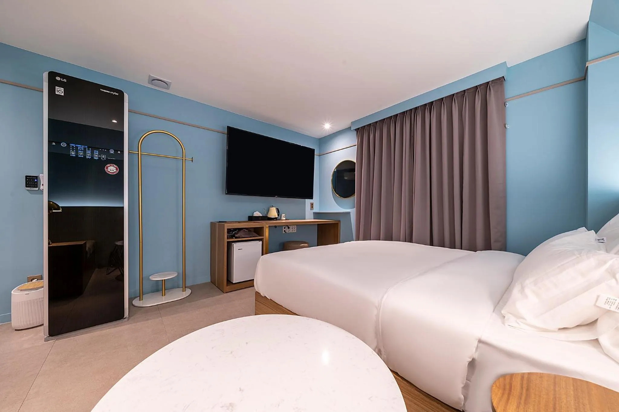 Bed in Wonju Hotel Ippda