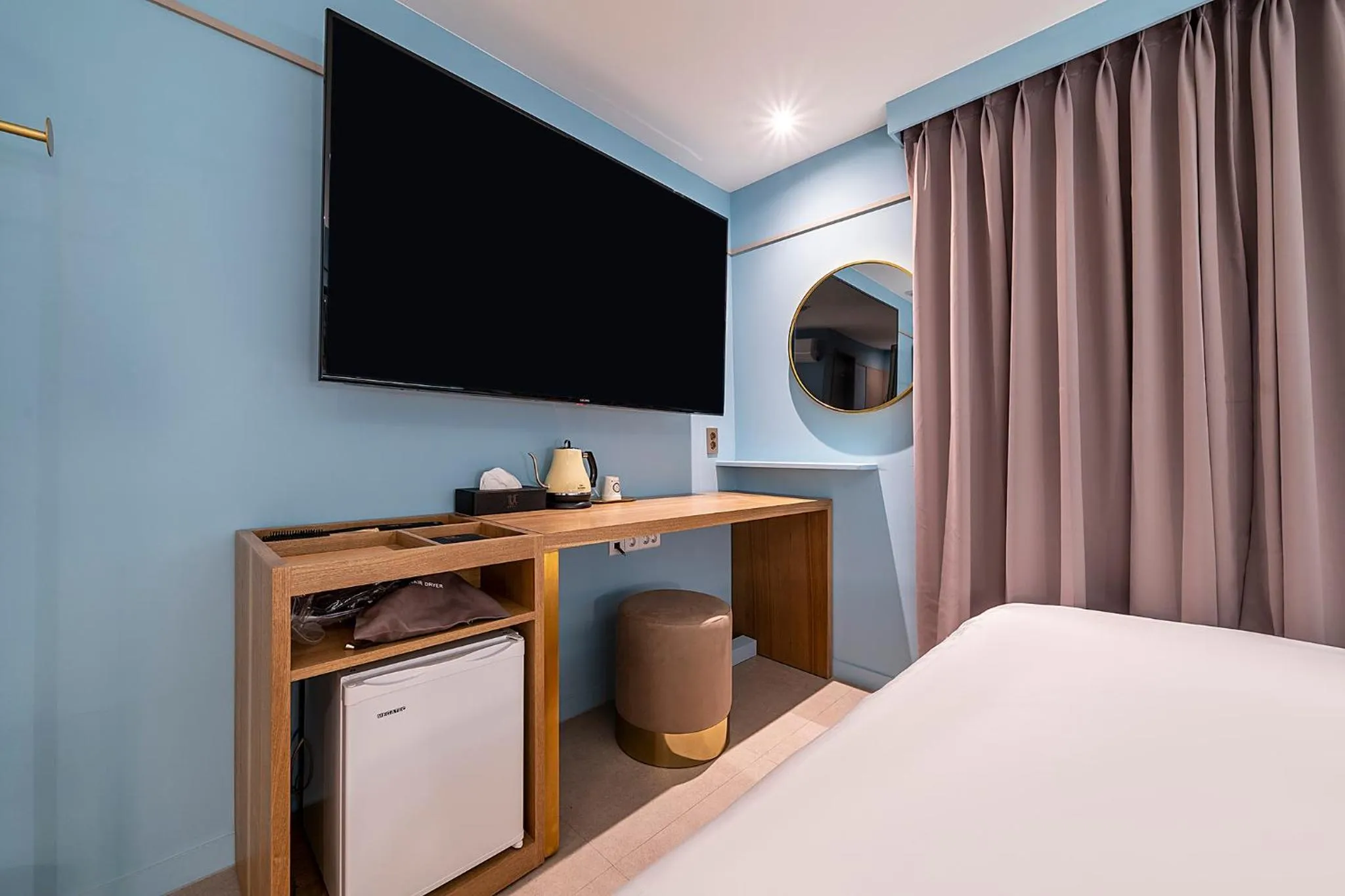 Bed in Wonju Hotel Ippda