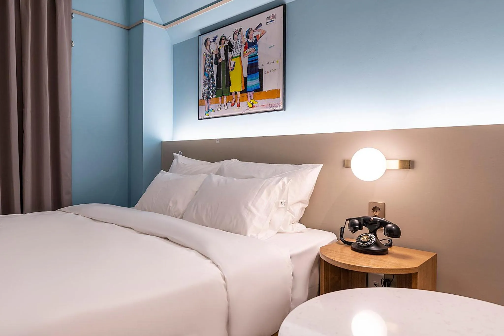 Bed in Wonju Hotel Ippda