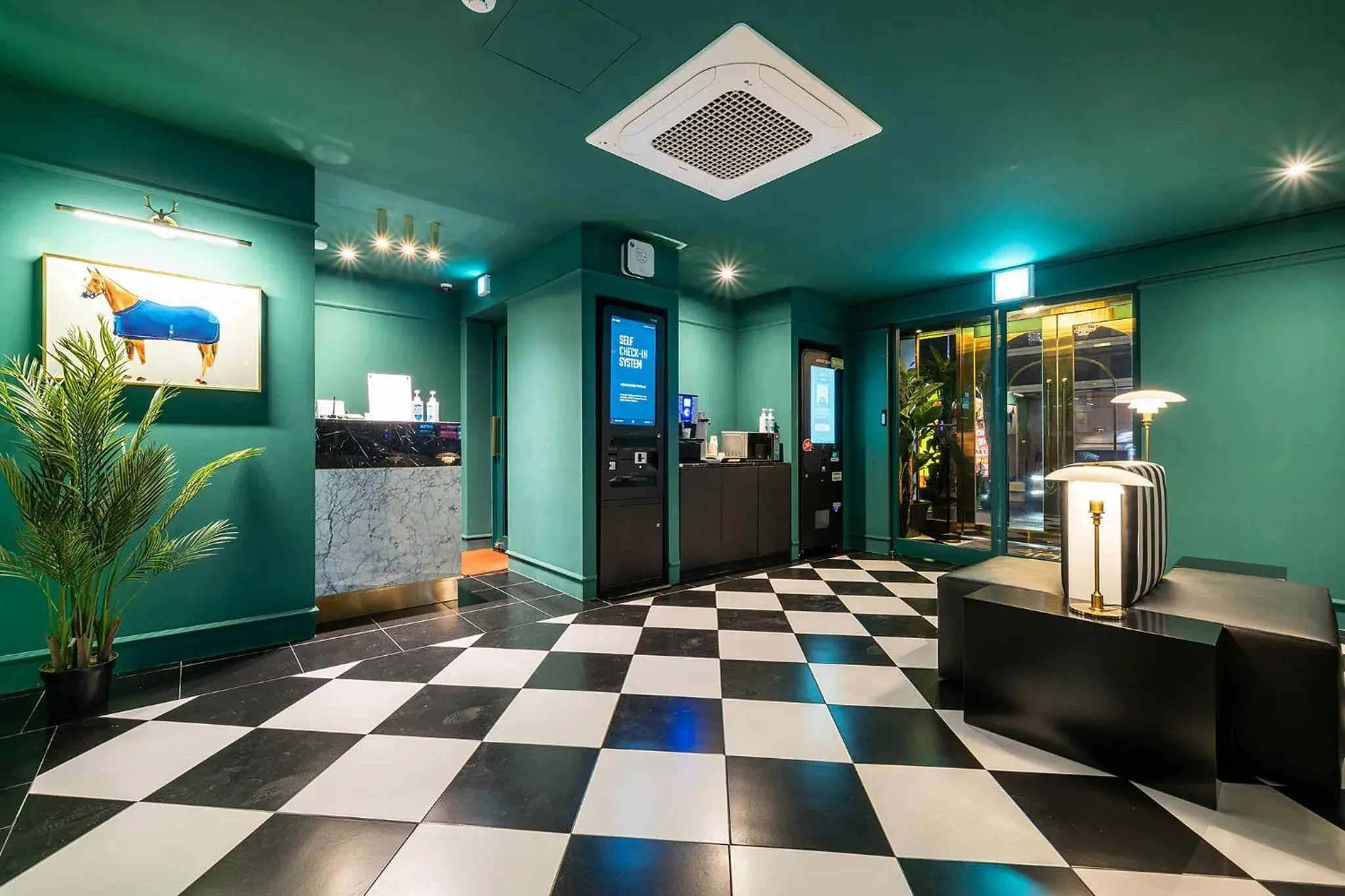 Lobby or reception in Wonju Hotel Ippda Lobby or reception in Wonju Hotel Ippda