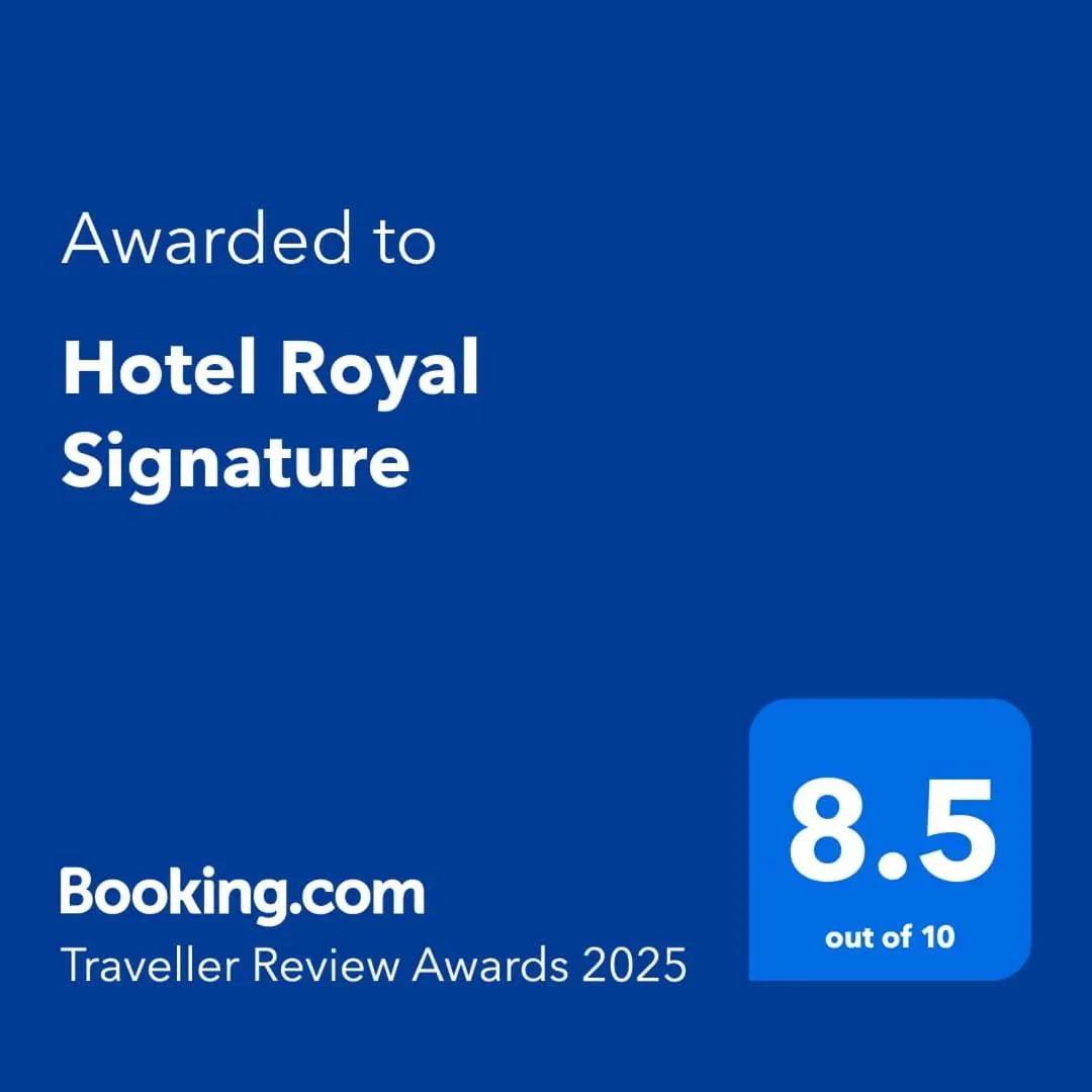 Certificate/Award in Hotel Royal Signature