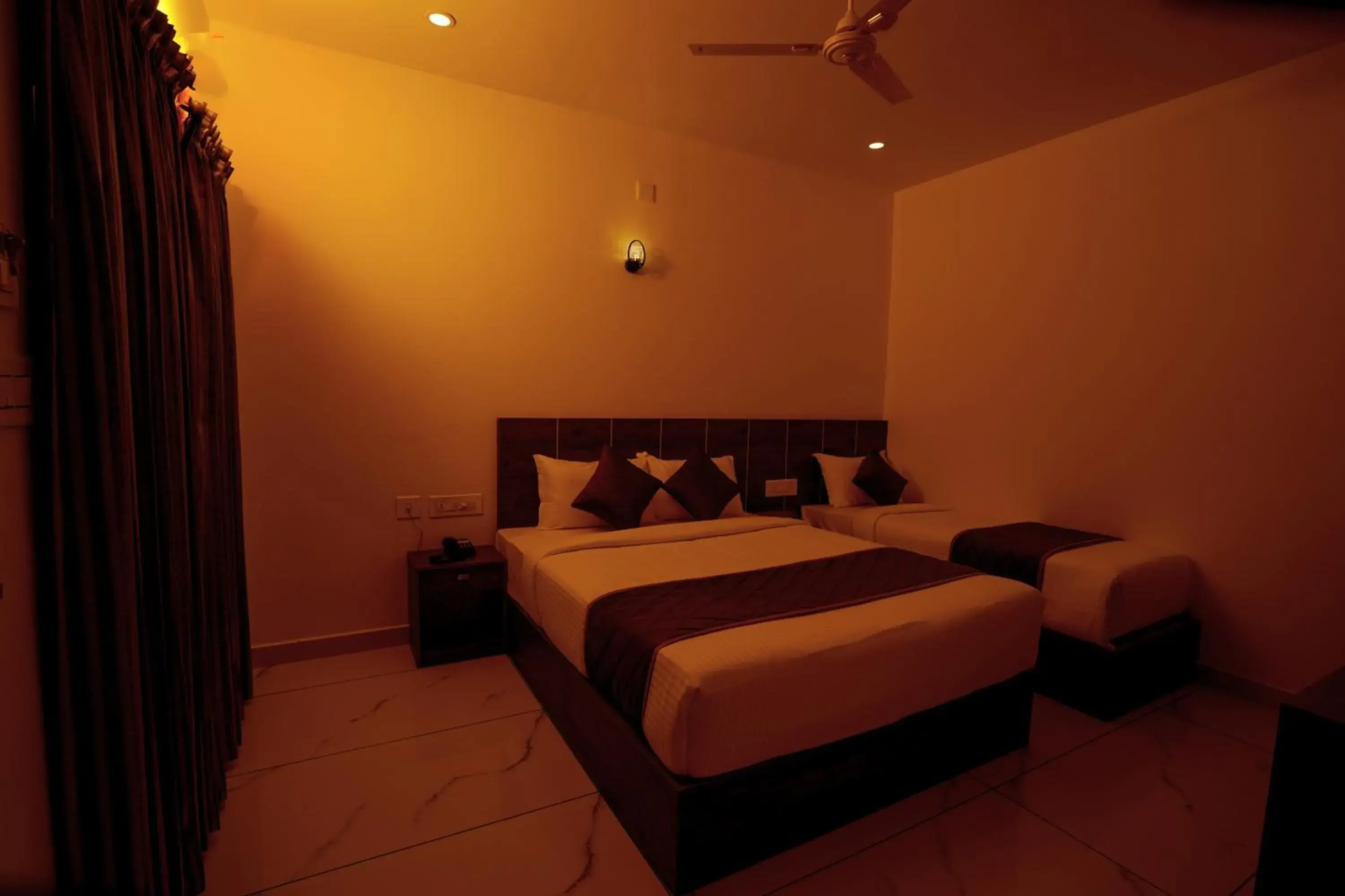 Bed in KOTTACKAL NATURE INN Bed in KOTTACKAL NATURE INN