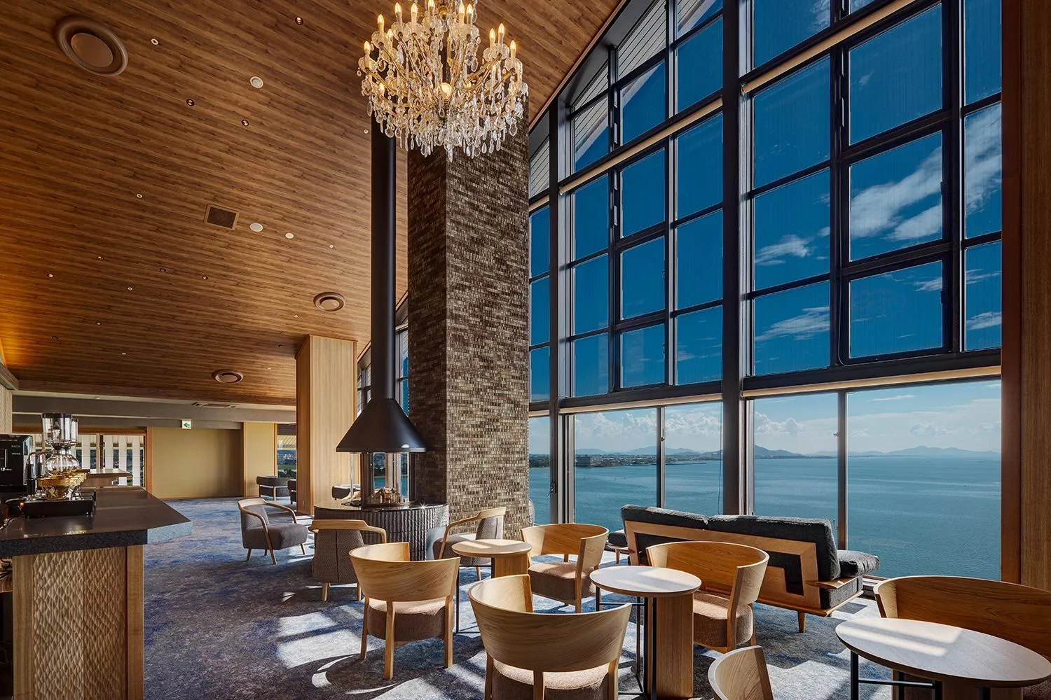 Lounge or bar in Biwafront Hikone