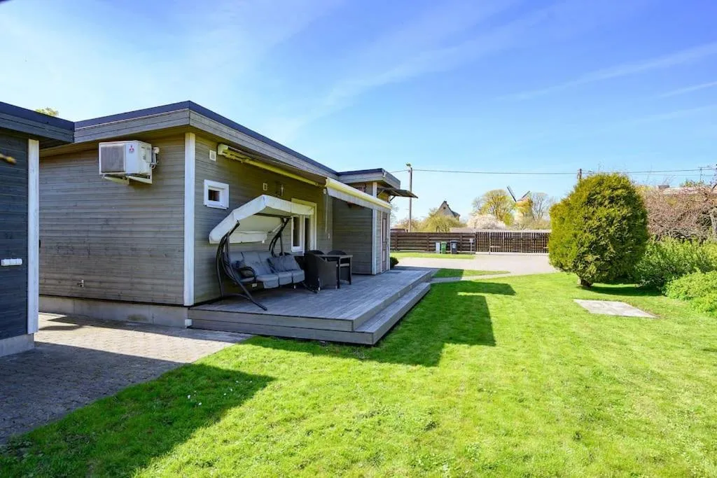 Family retreat with a sauna in the centre