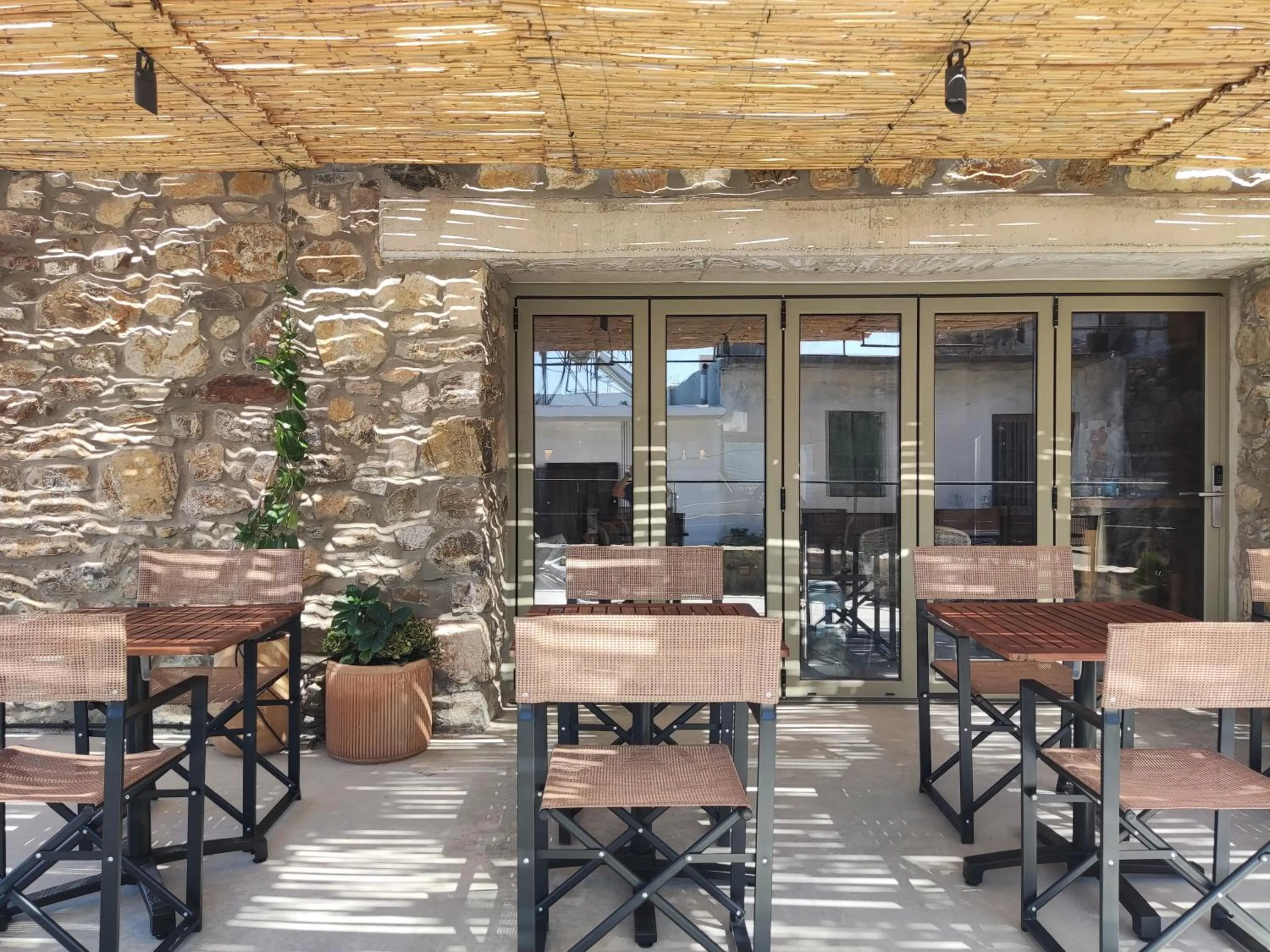 Patio in Pyrgi Cretan Living & Spa