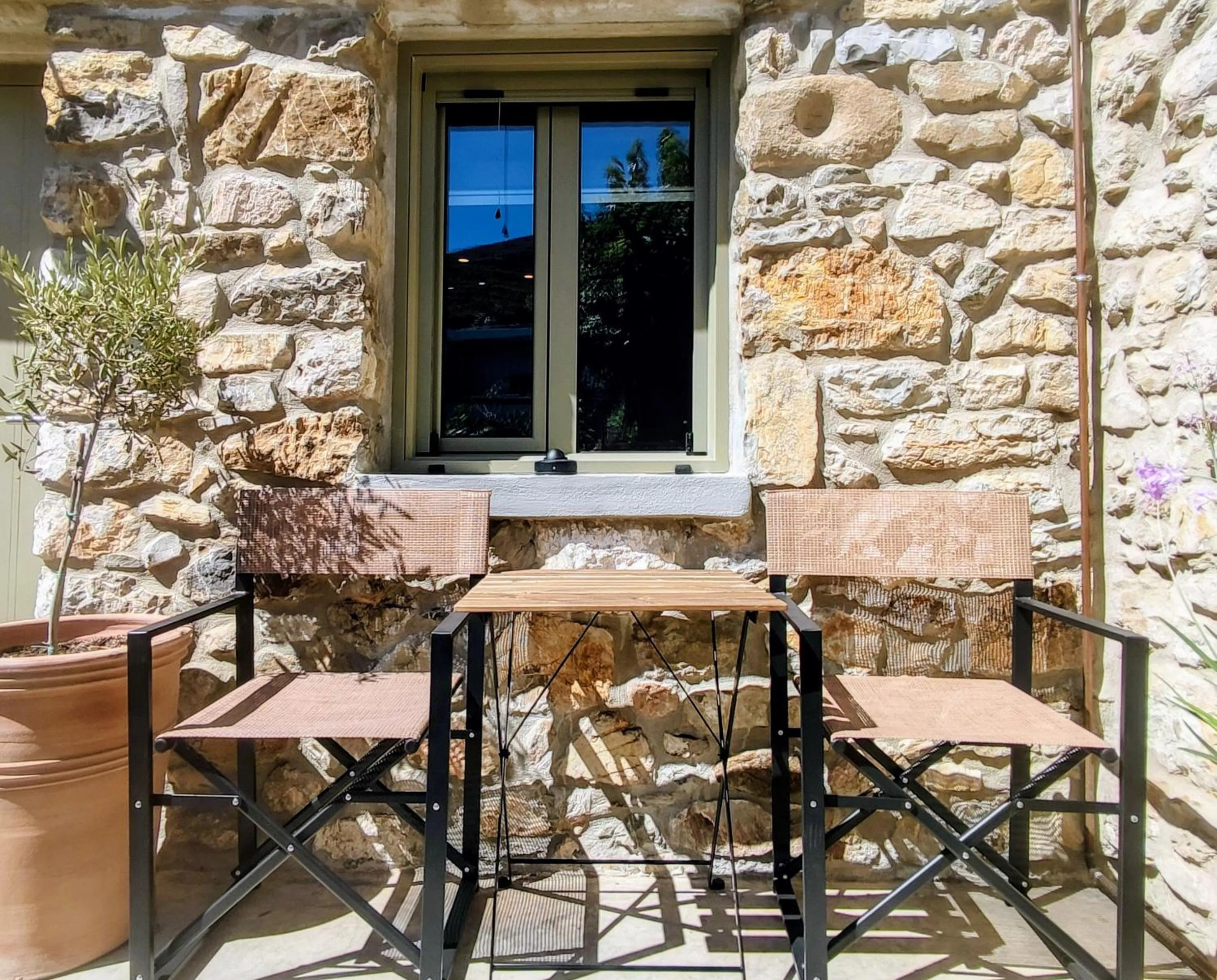 Patio in Pyrgi Cretan Living & Spa