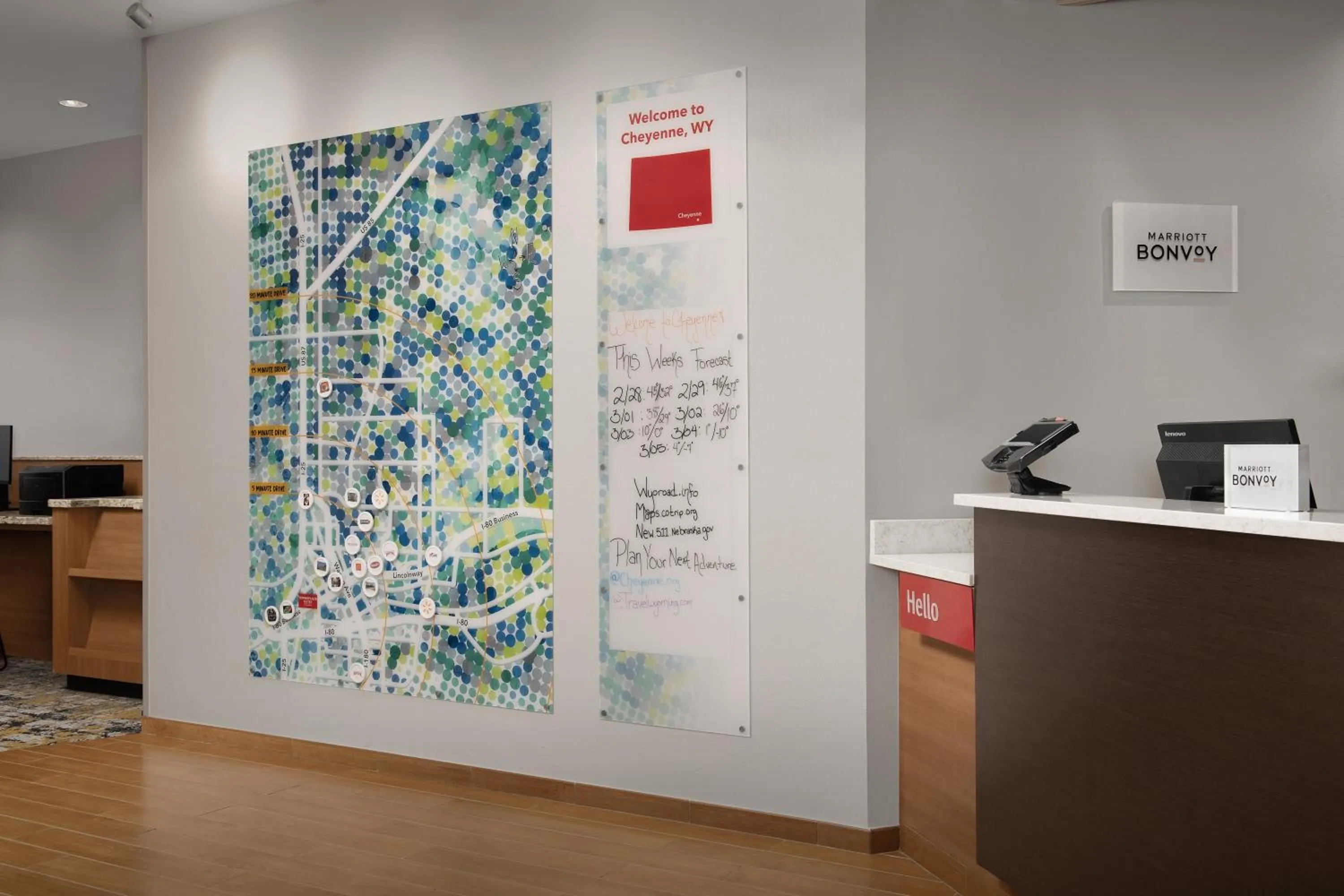 Lobby or reception in TownePlace Suites by Marriott Cheyenne Southwest/Downtown Area