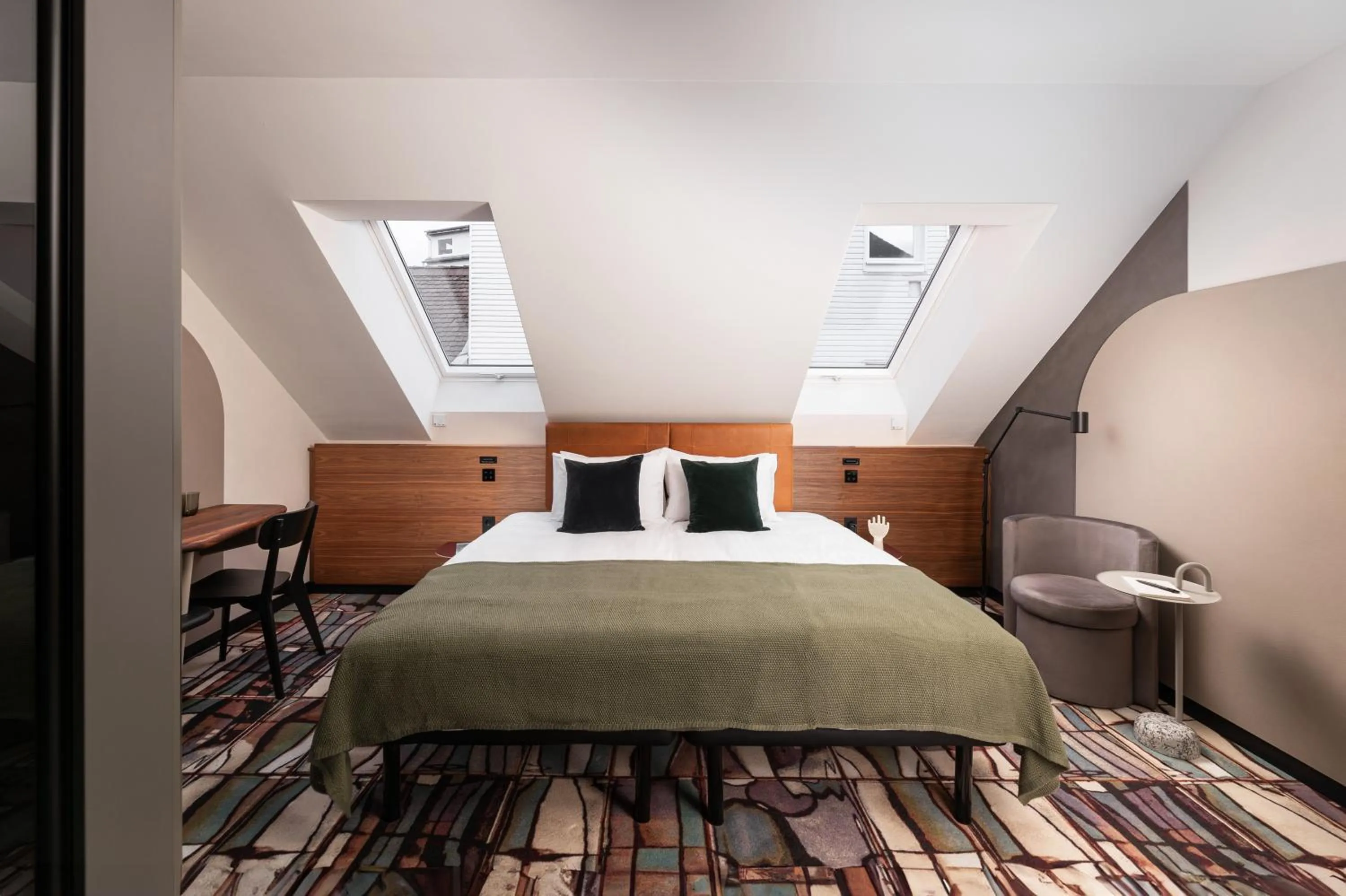 Bedroom, Bed in Hotel GIN Budapest