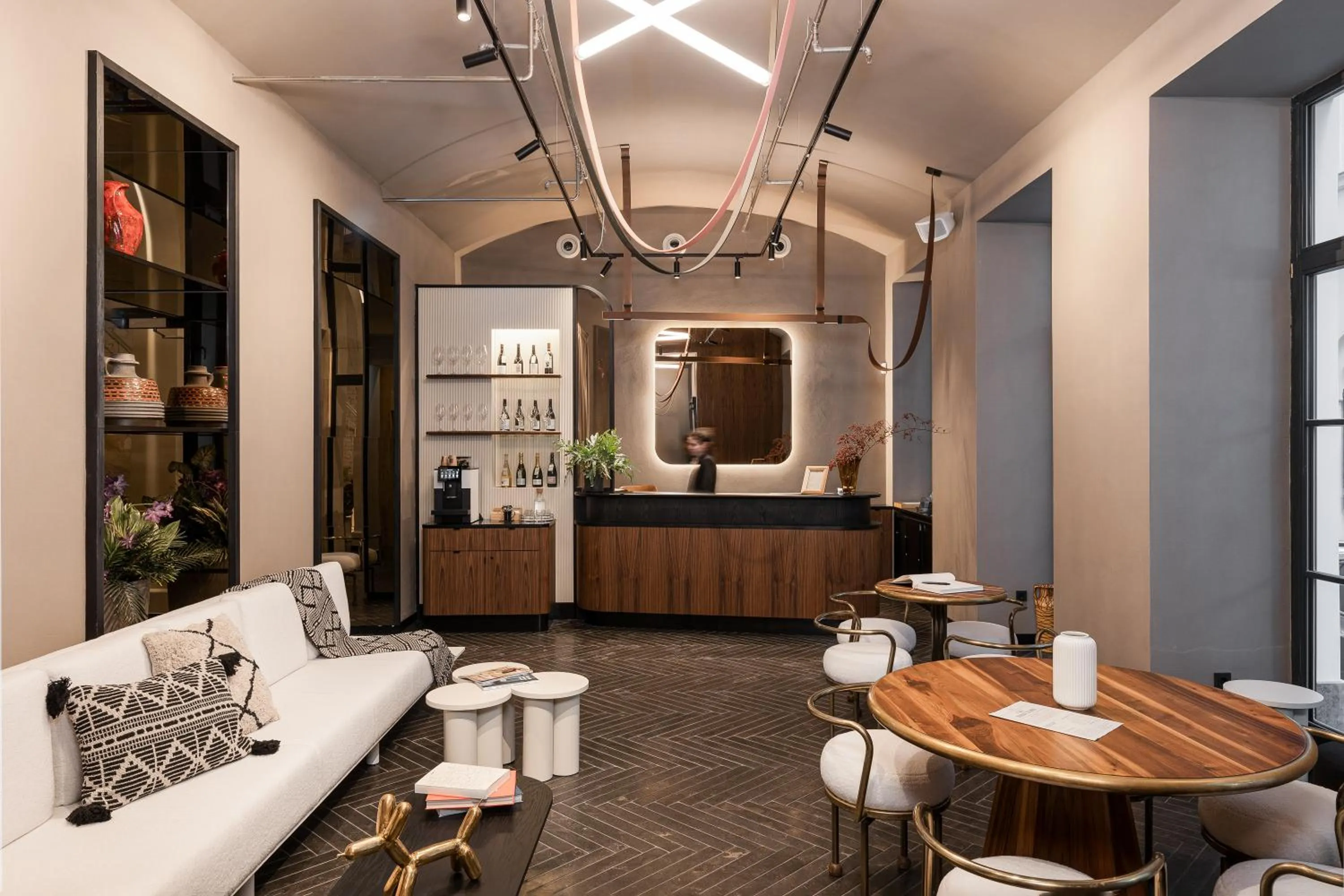 Lobby or reception in Hotel GIN Budapest