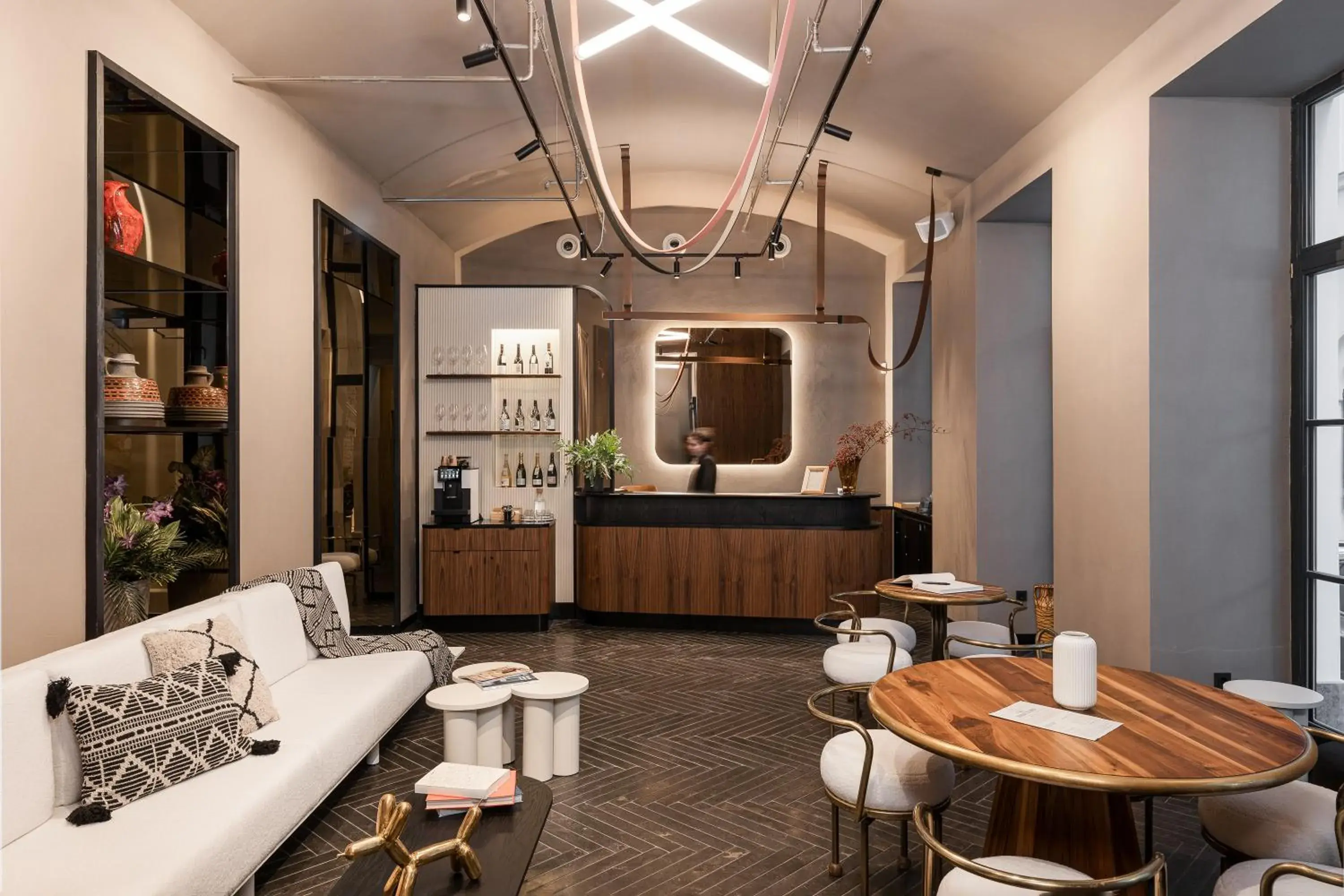 Lobby or reception in Hotel GIN Budapest Lobby or reception in Hotel GIN Budapest