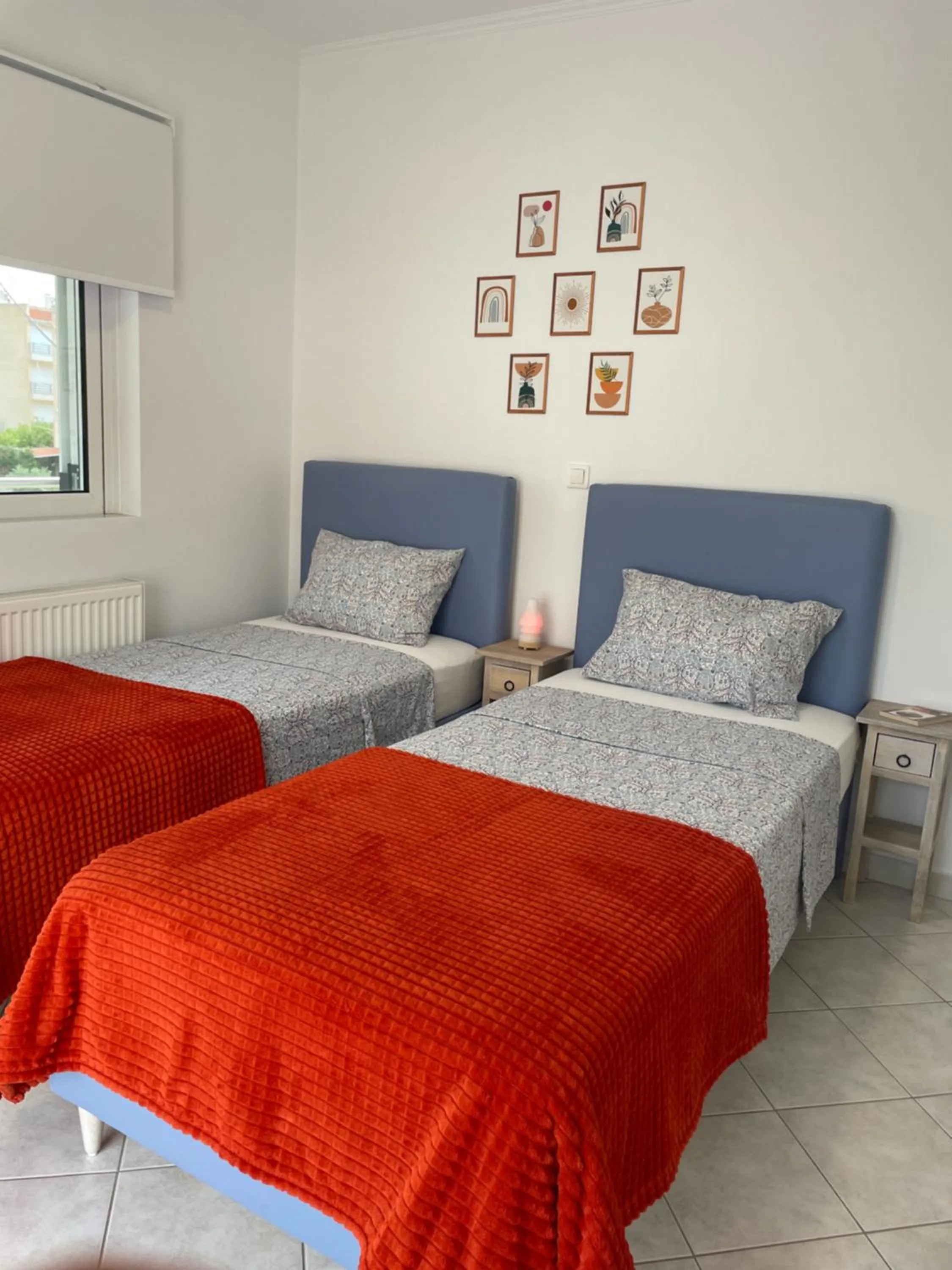 Bedroom, Bed in Pearl of Paralia Akrata