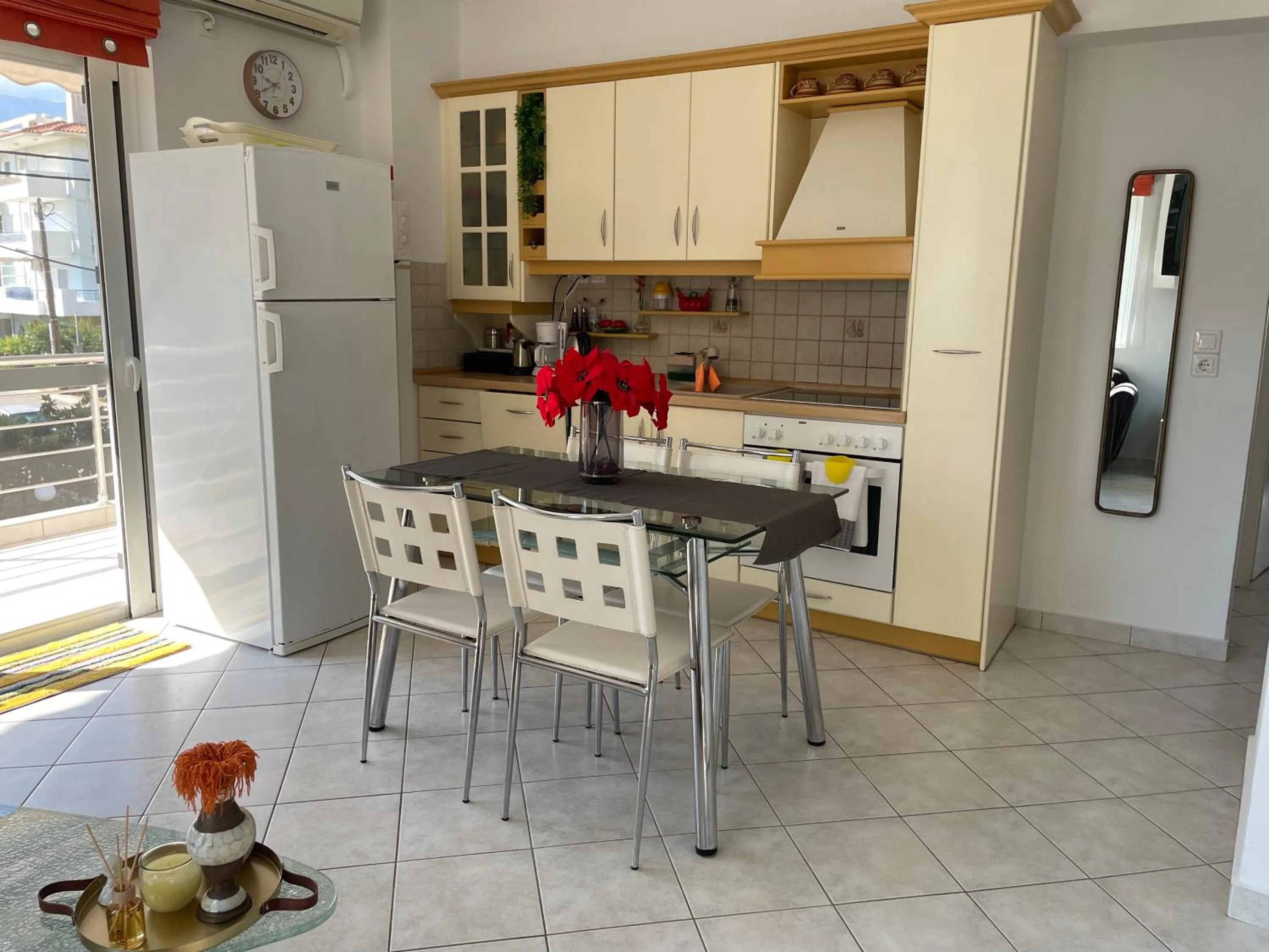 Kitchen or kitchenette in Pearl of Paralia Akrata