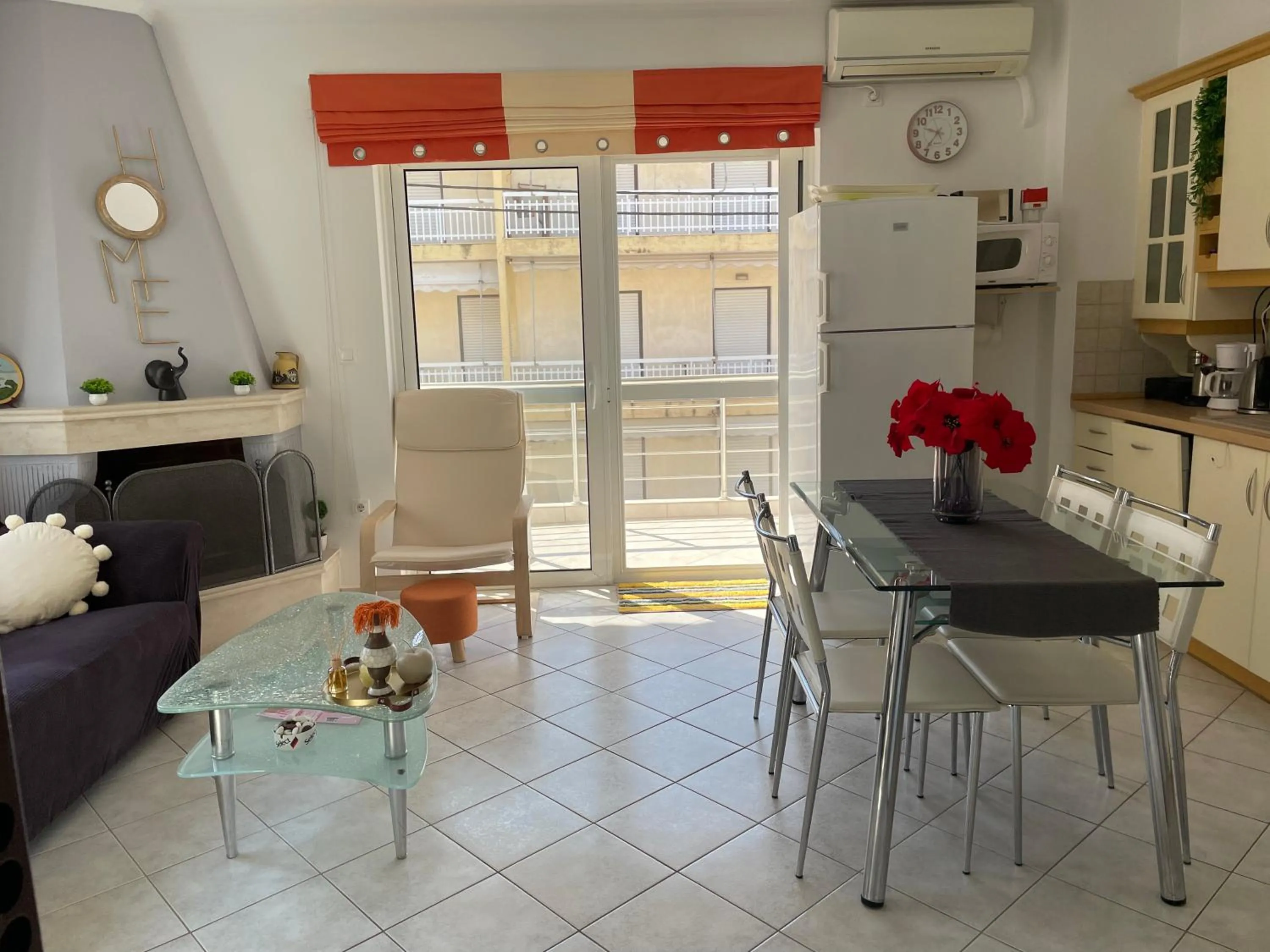 Living room in Pearl of Paralia Akrata