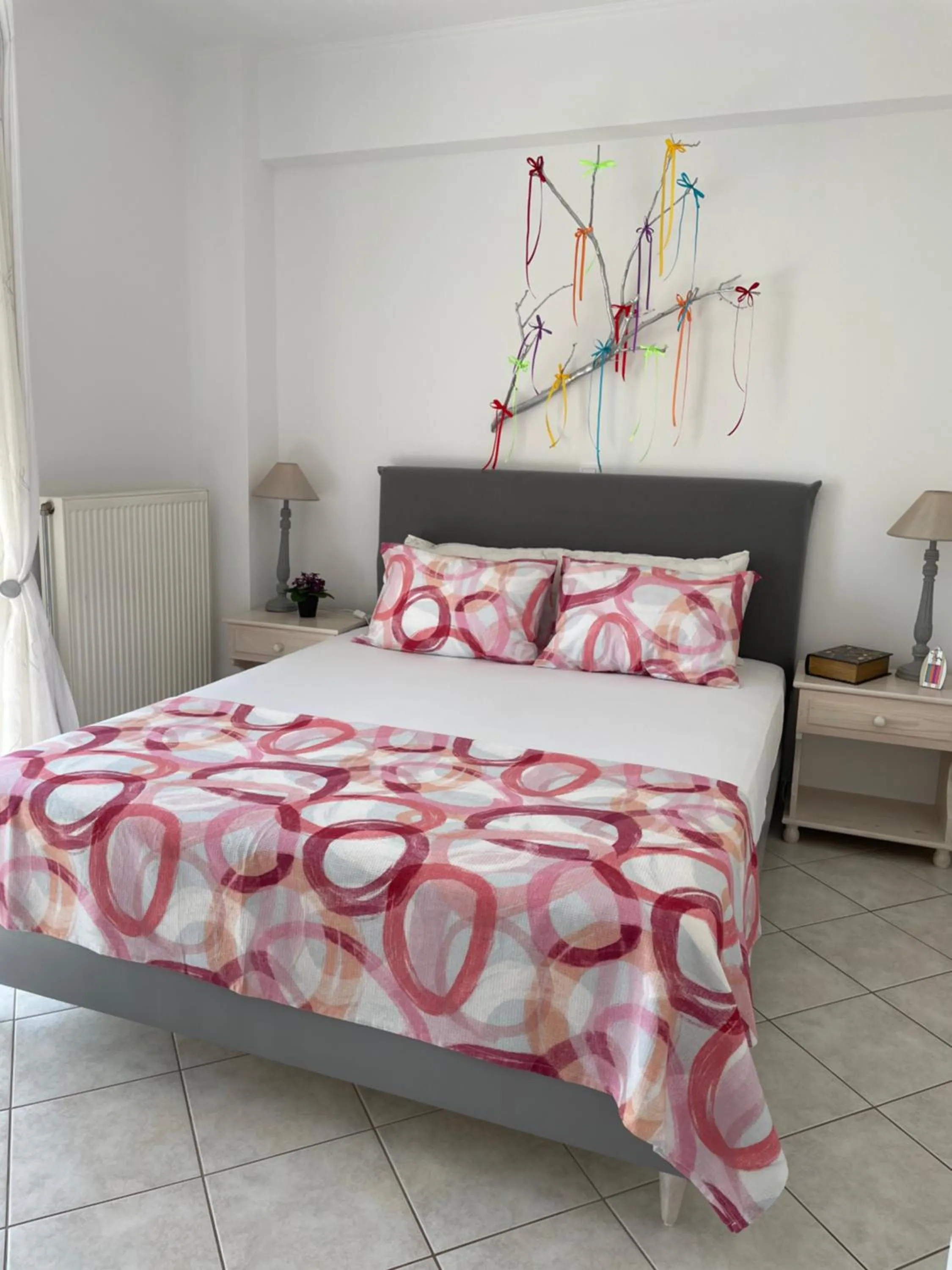 Bedroom, Bed in Pearl of Paralia Akrata