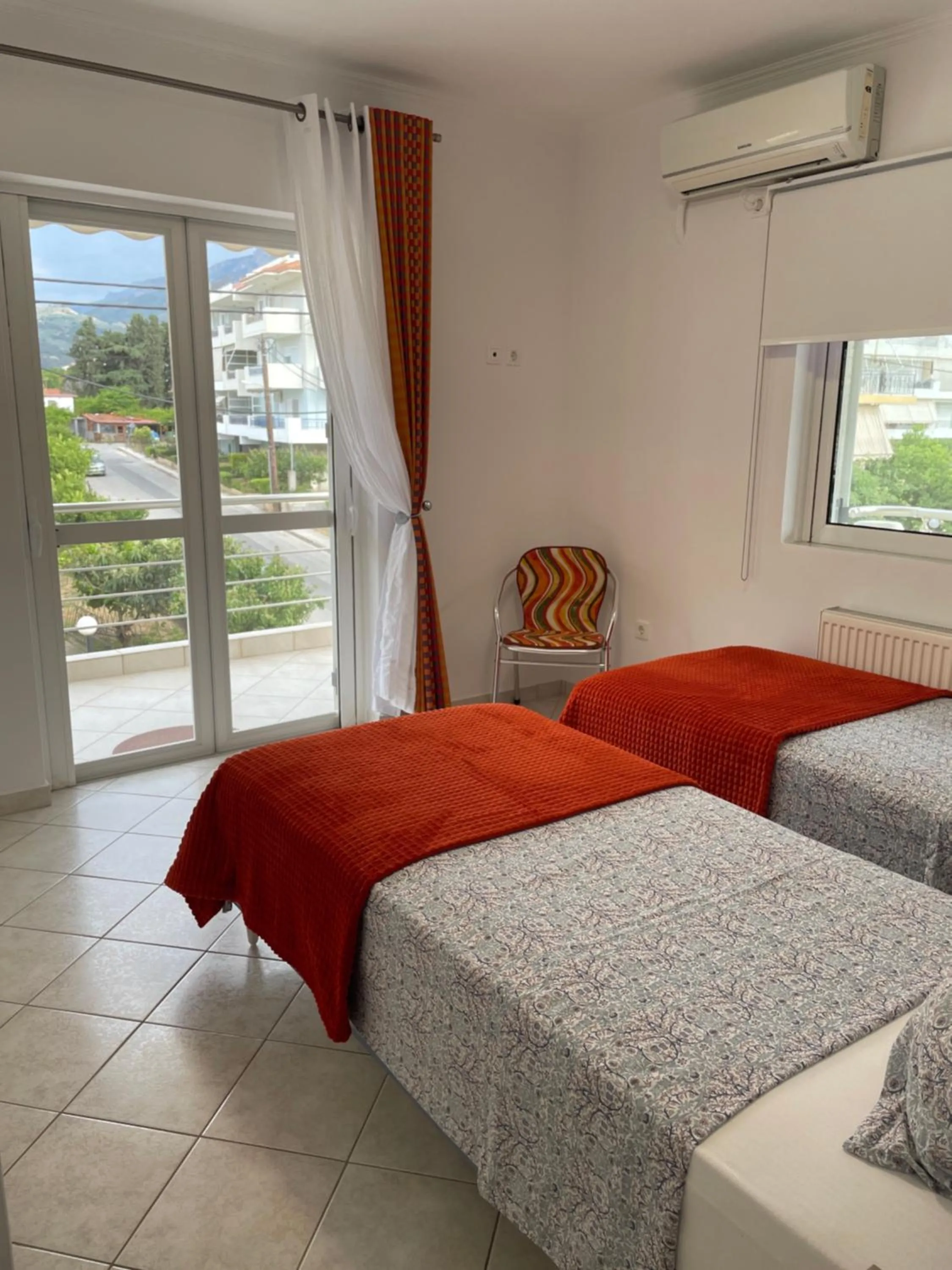 Bedroom, Bed in Pearl of Paralia Akrata