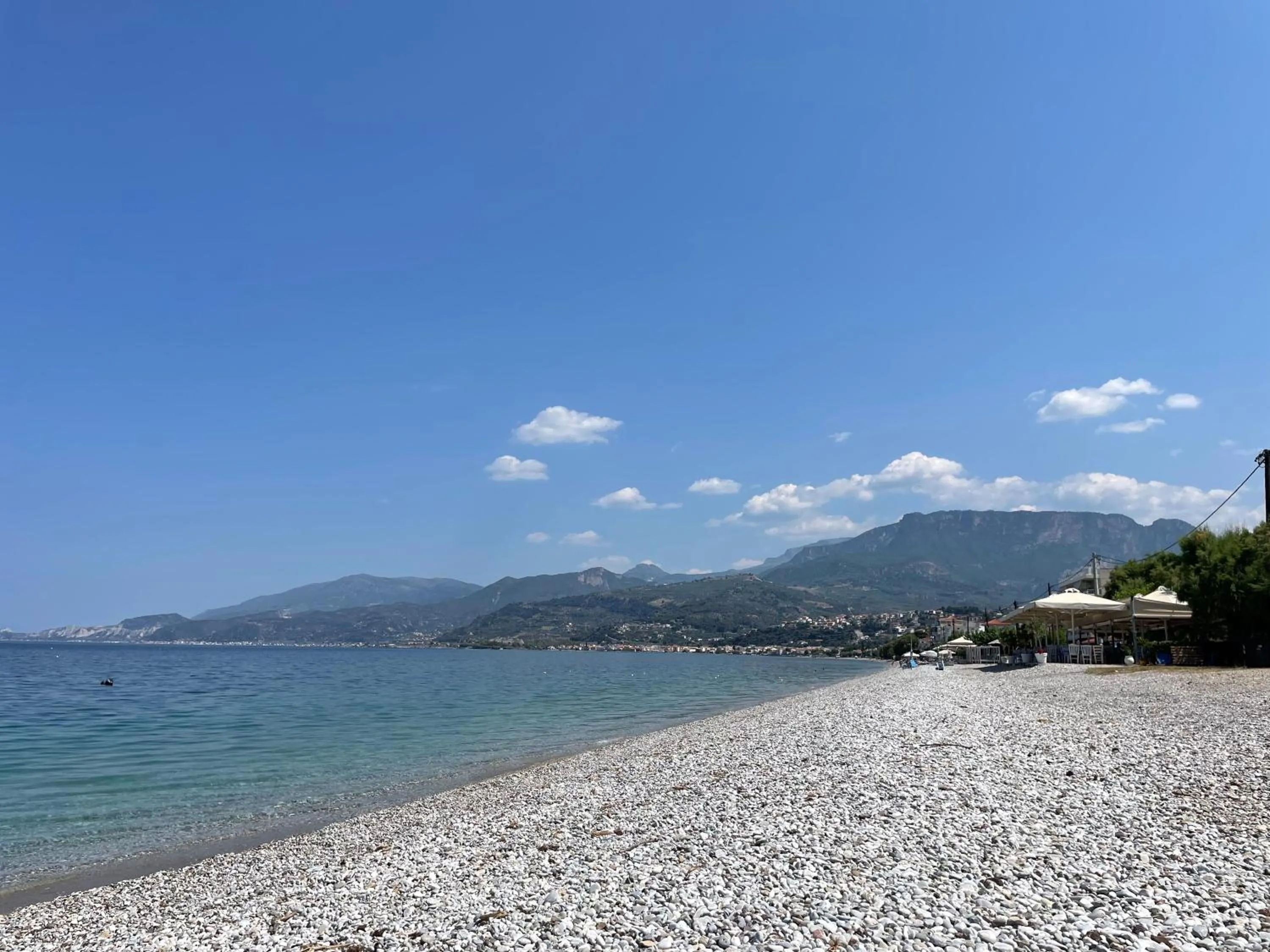 Beach in Pearl of Paralia Akrata