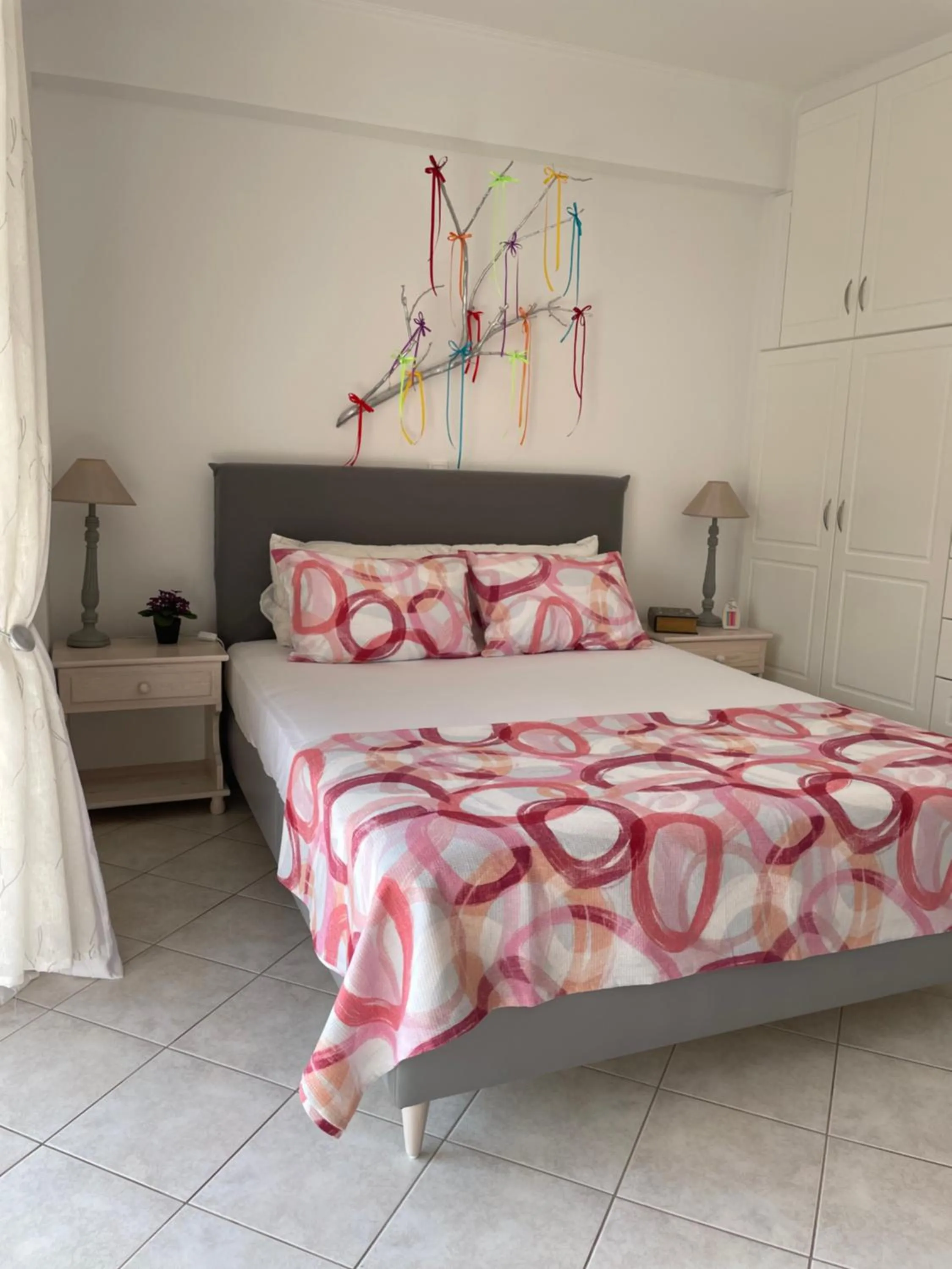 Bedroom, Bed in Pearl of Paralia Akrata