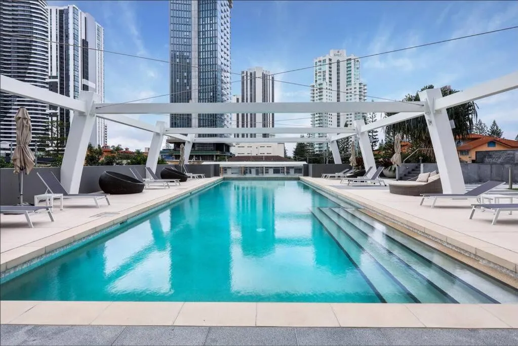 Pool view in Broadbeach Business or Leisure