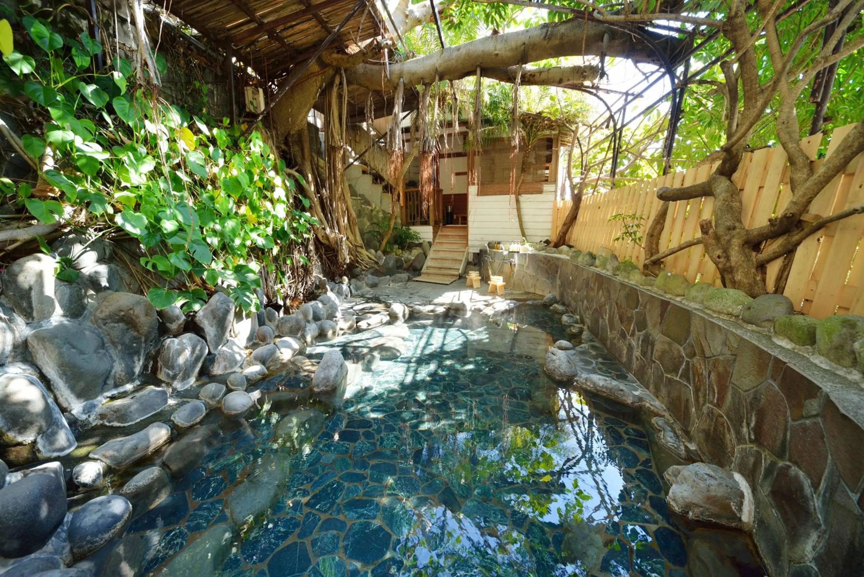 Hot Spring Bath in Izu Atagawa Onsen Miharuya