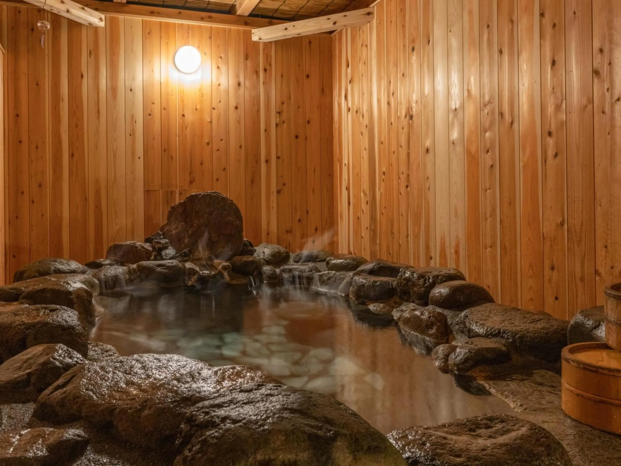 Hot Spring Bath in Izu Atagawa Onsen Miharuya