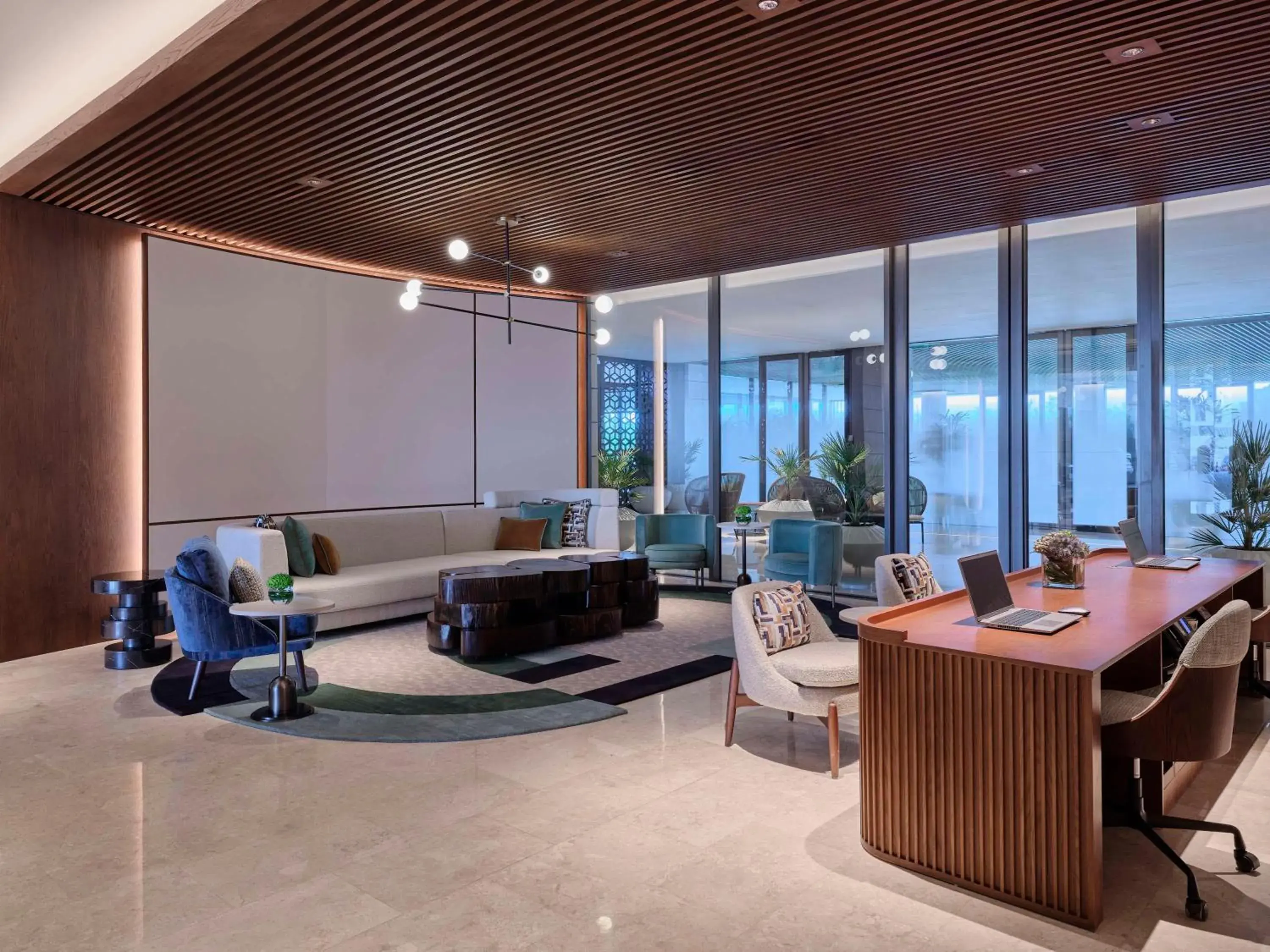 Lobby or reception in Grand Hyatt Kuwait Residences Lobby or reception in Grand Hyatt Kuwait Residences