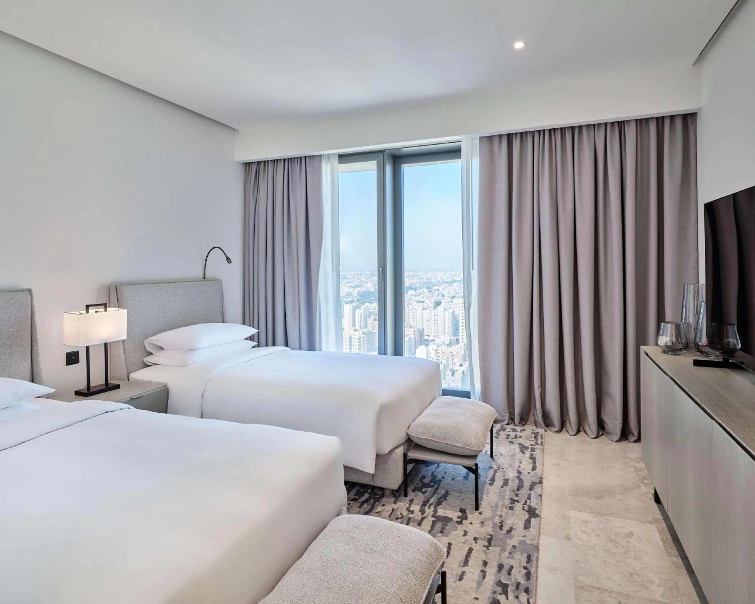 Photo of the whole room, Bed in Grand Hyatt Kuwait Residences