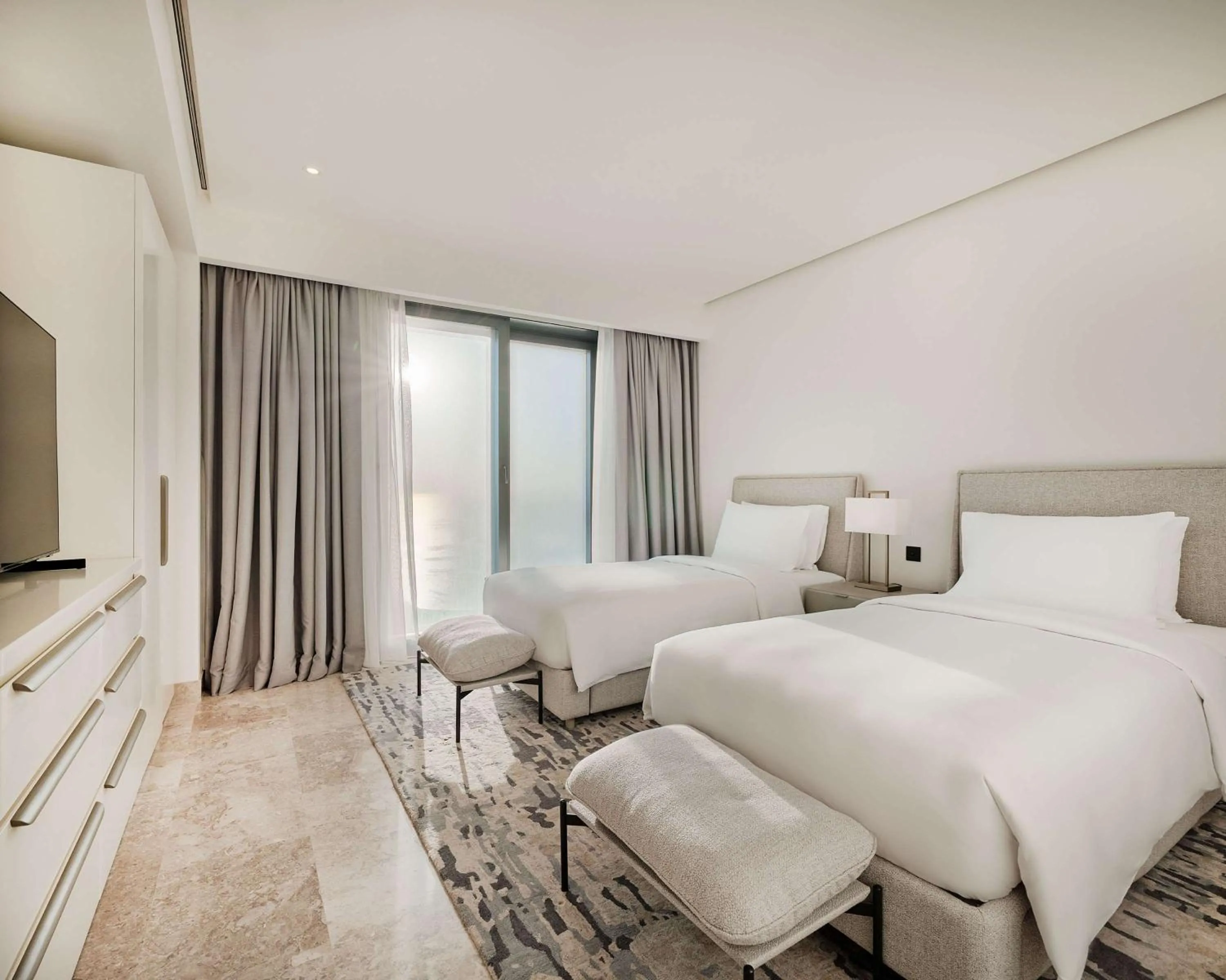 Photo of the whole room, Bed in Grand Hyatt Kuwait Residences