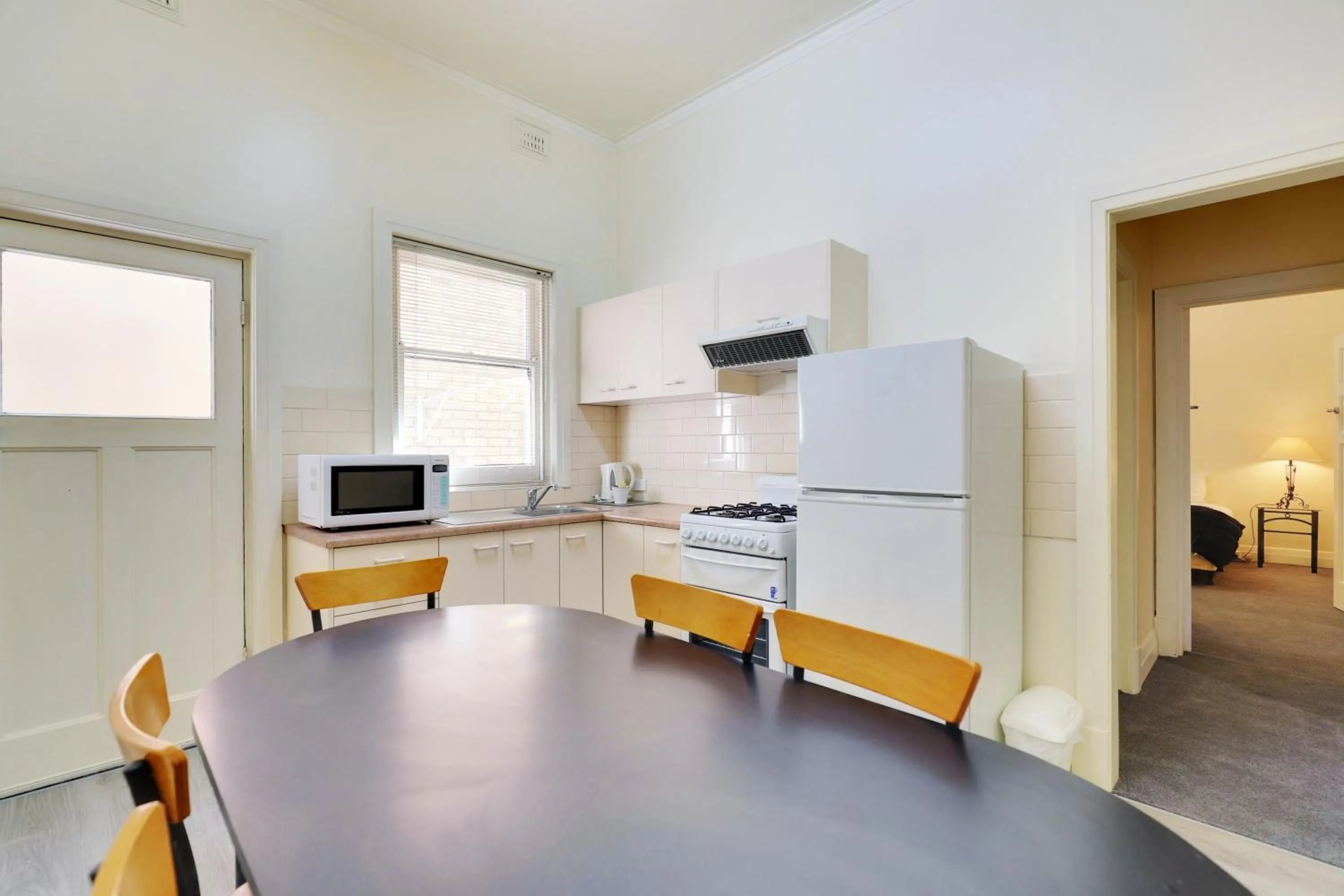 Dining area in Bayview Apartments Glenelg