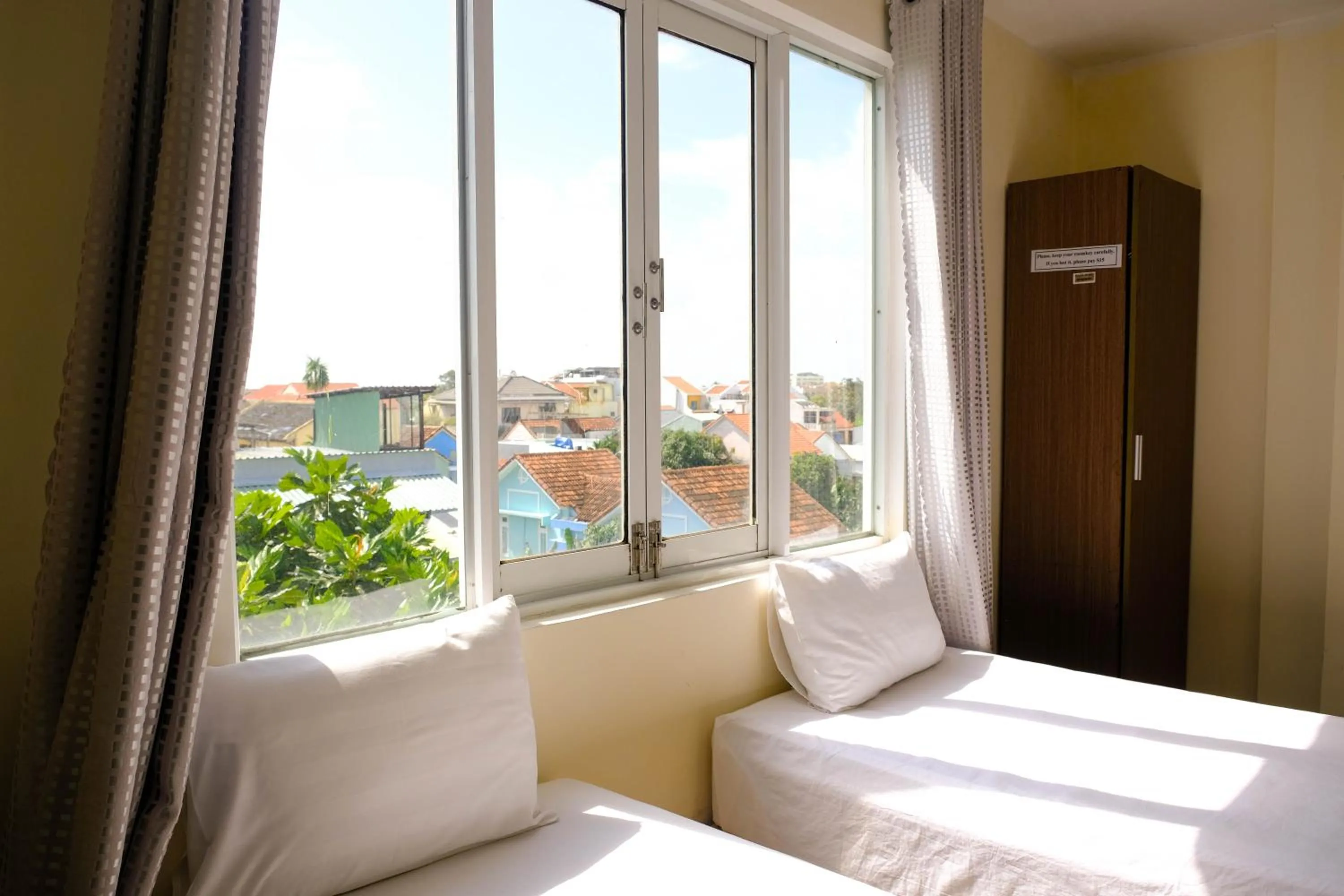 View (from property/room), Bed in Paradise Hotel Hoi An