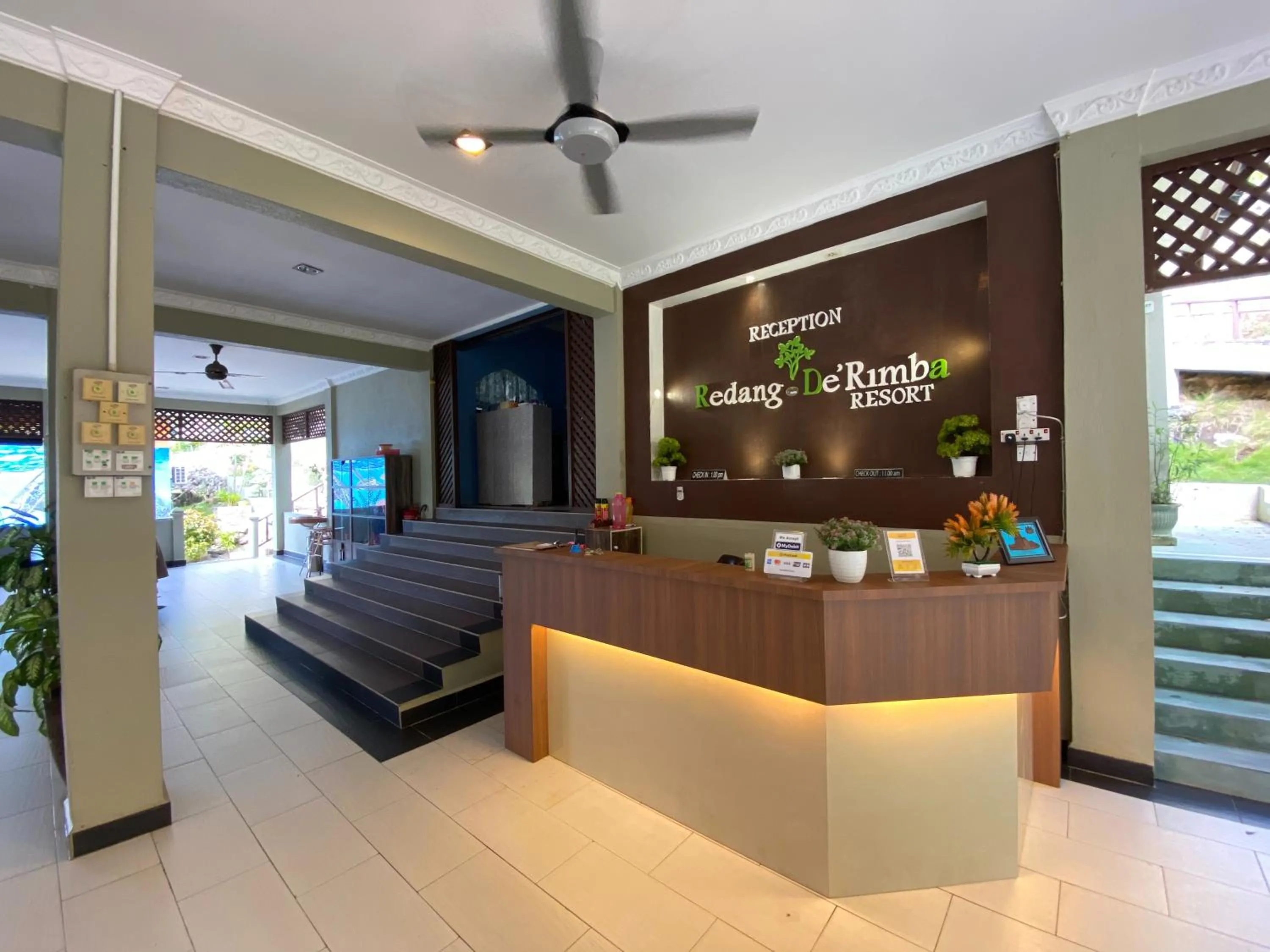 Lobby or reception in Redang De' Rimba