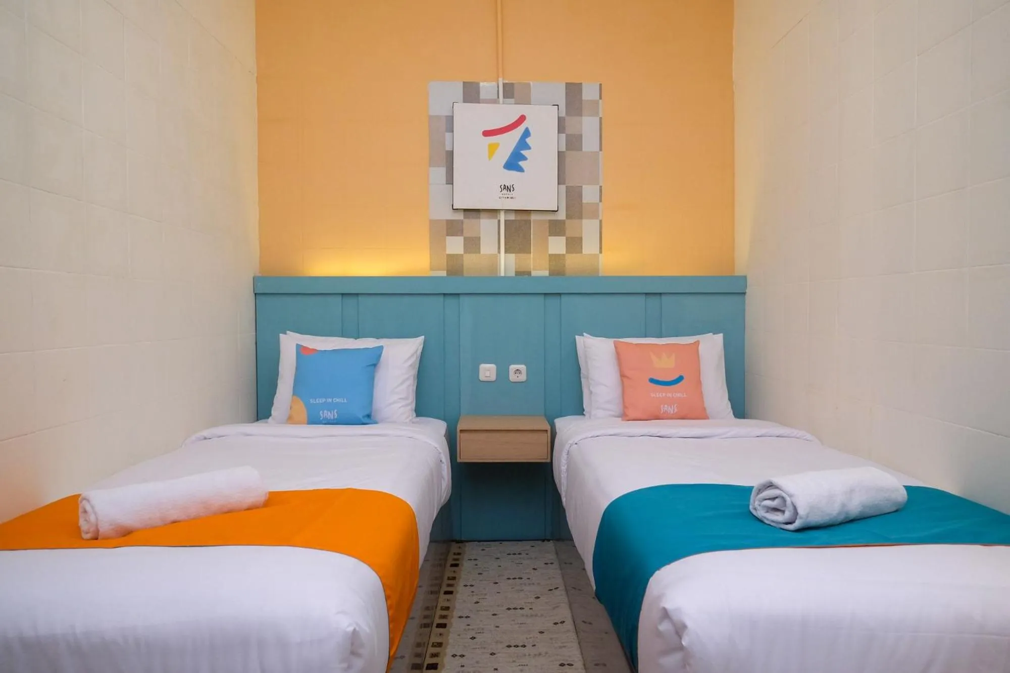 Deluxe Twin Room in Sans Hotel City Inn Solo by RedDoorz