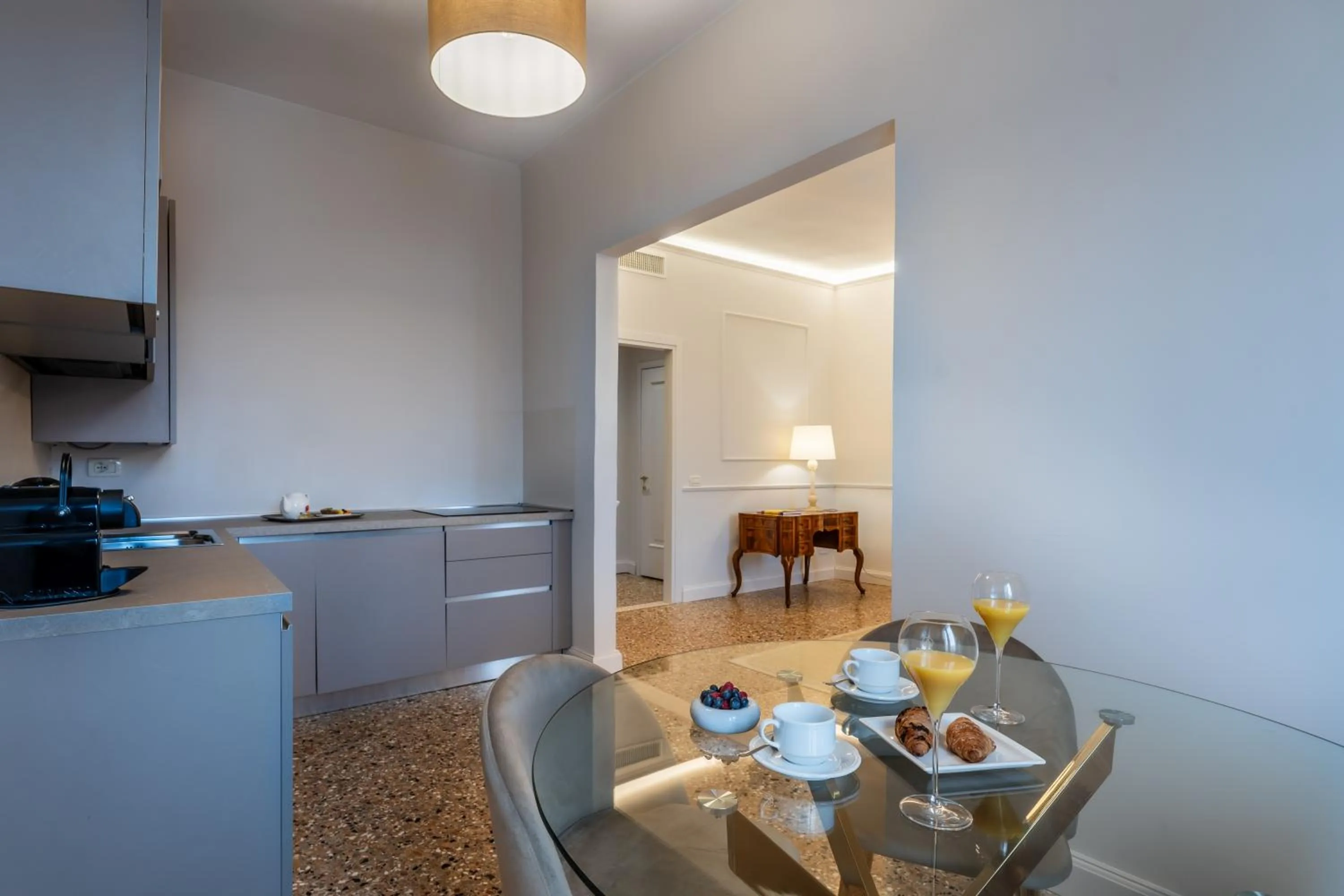 Dining area in San Vio Palace Luxury Apartments