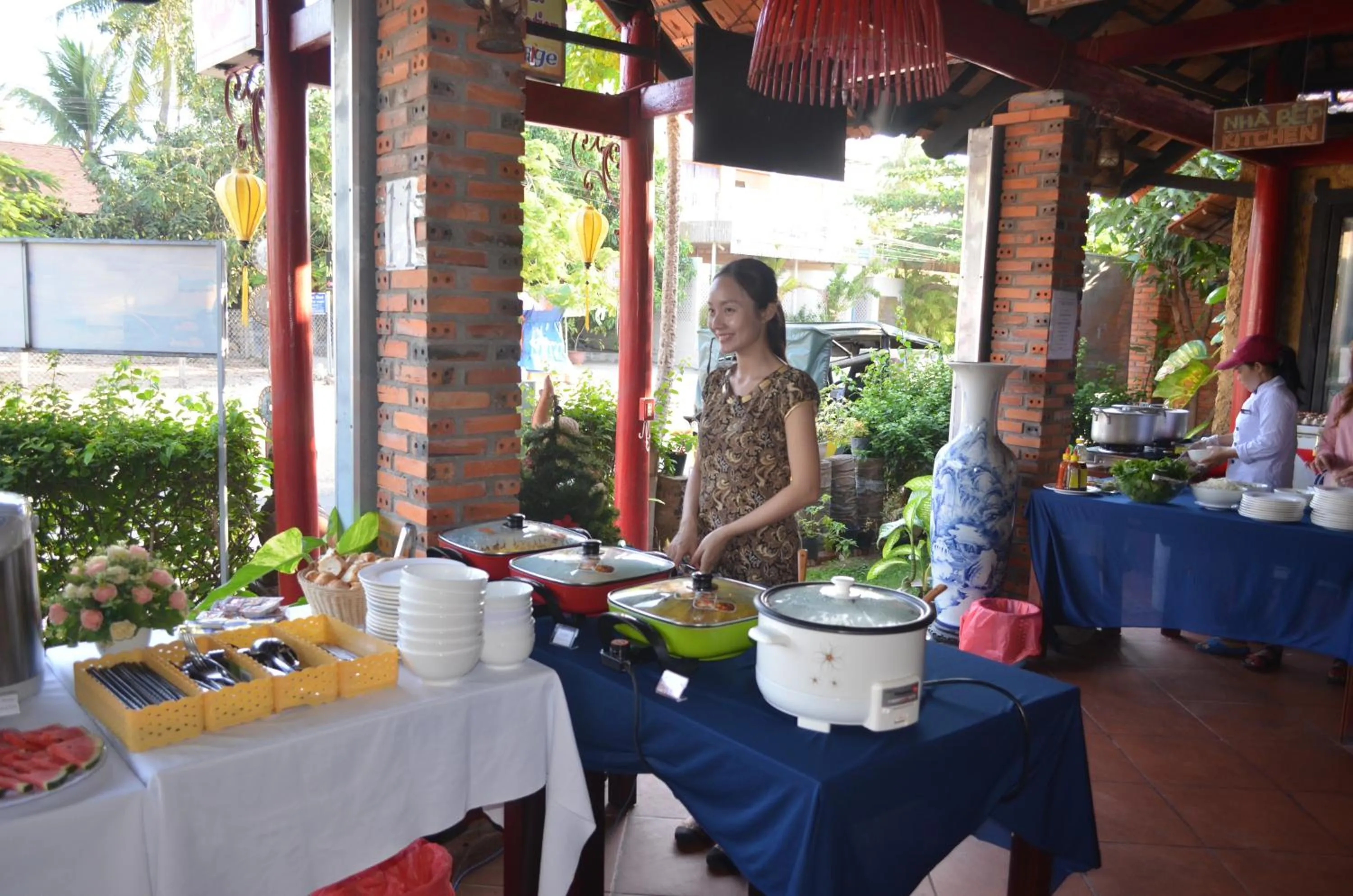 Breakfast in Rang Garden Beach Side