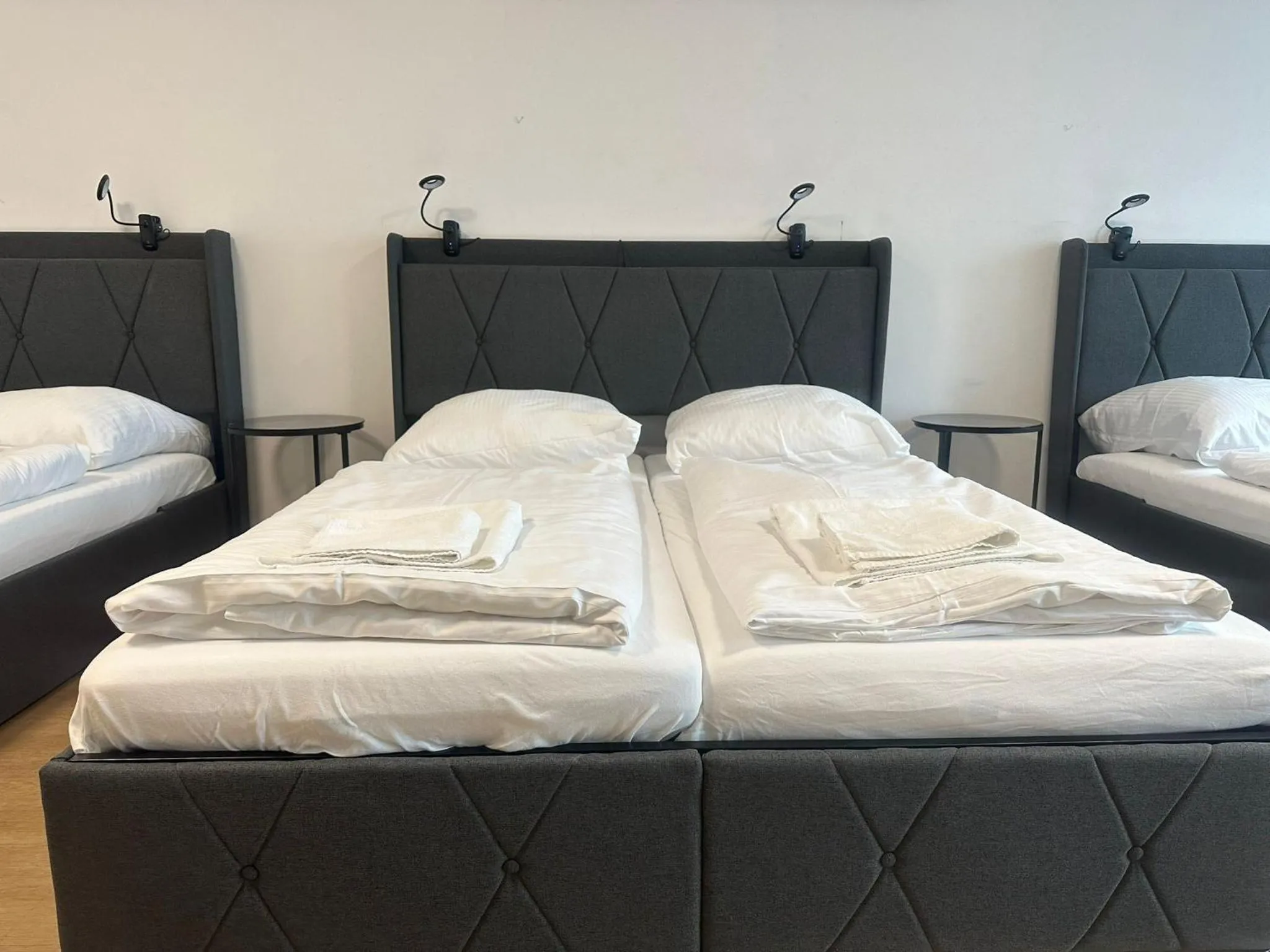 Bed in Ferienwohnung im Hamburger Straße-2