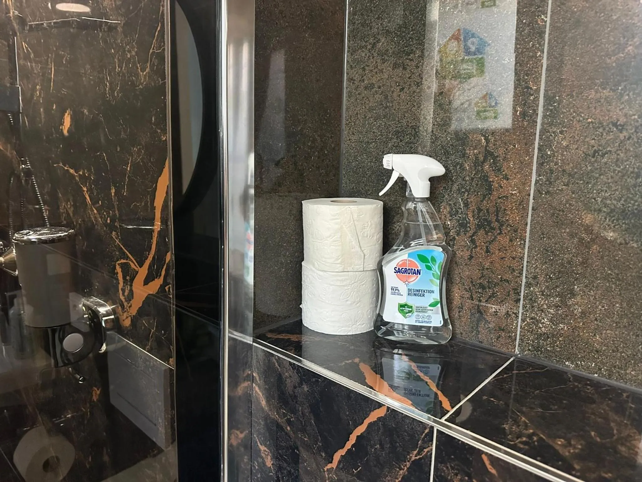 Shower in Ferienwohnung im Hamburger Straße-2