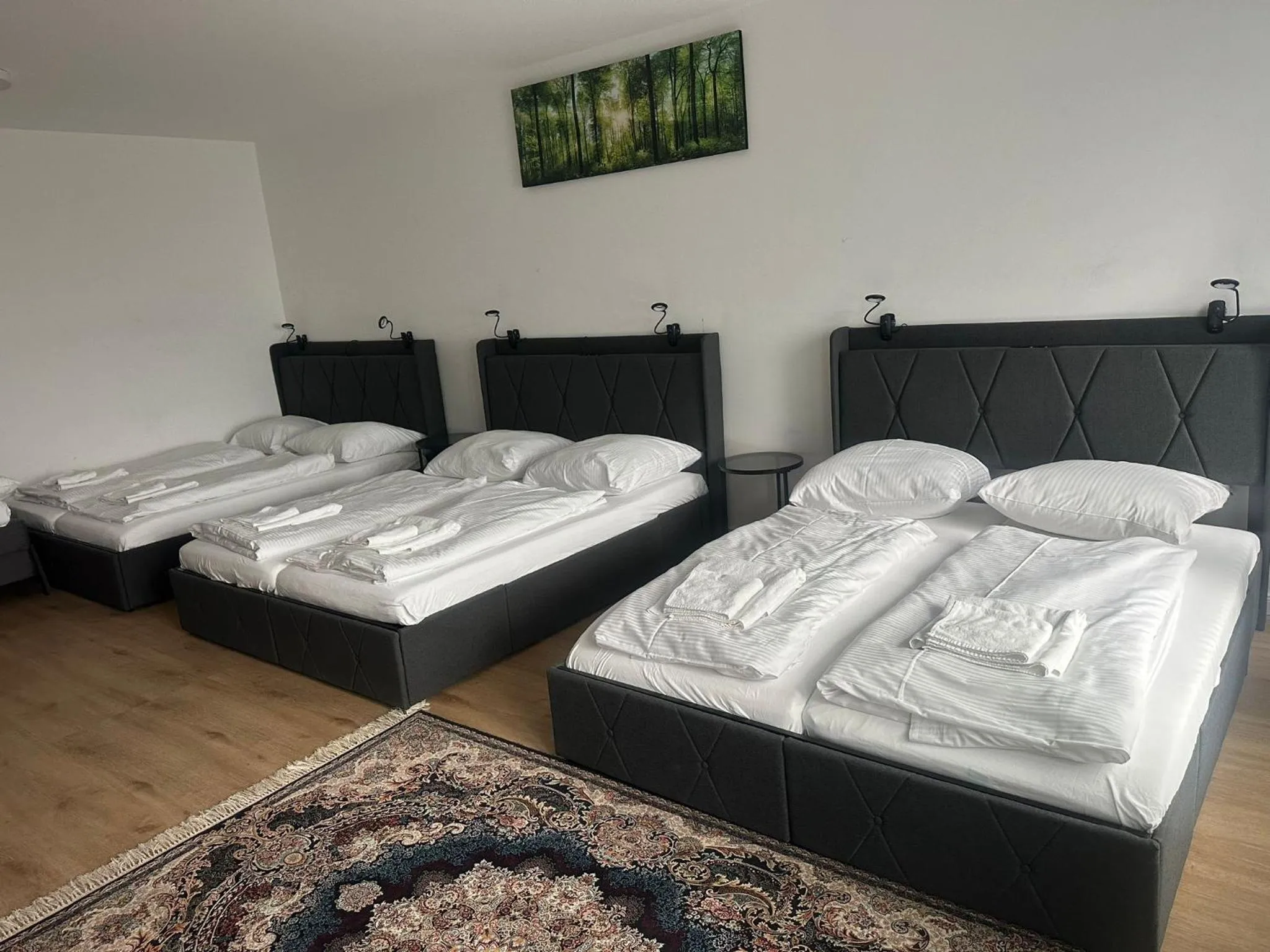 Bed in Ferienwohnung im Hamburger Straße-2