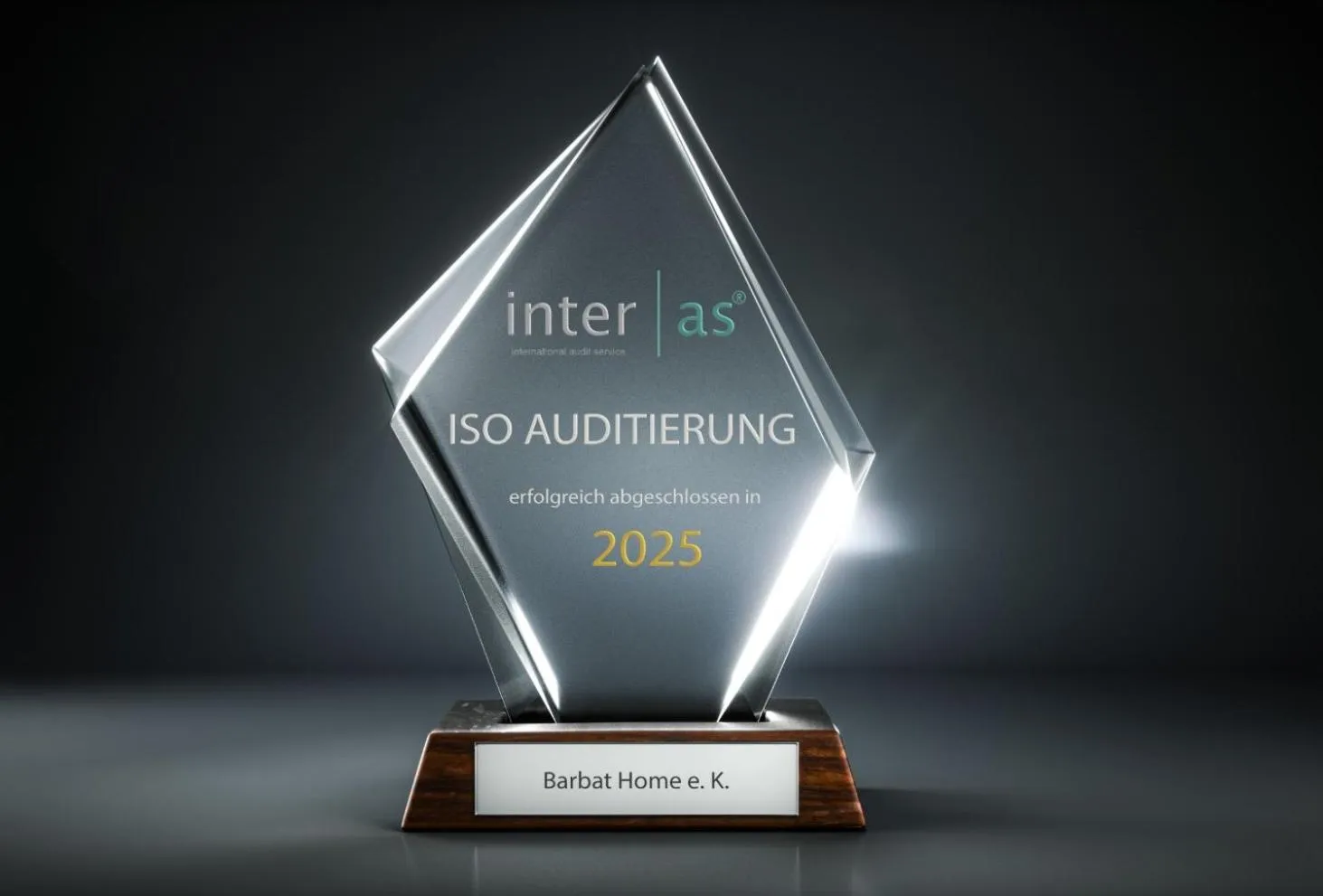 Certificate/Award in Ferienwohnung im Hamburger Straße-2