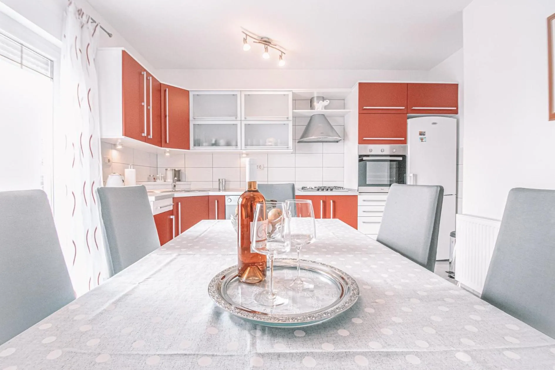 Kitchen or kitchenette in Apartments Vukic