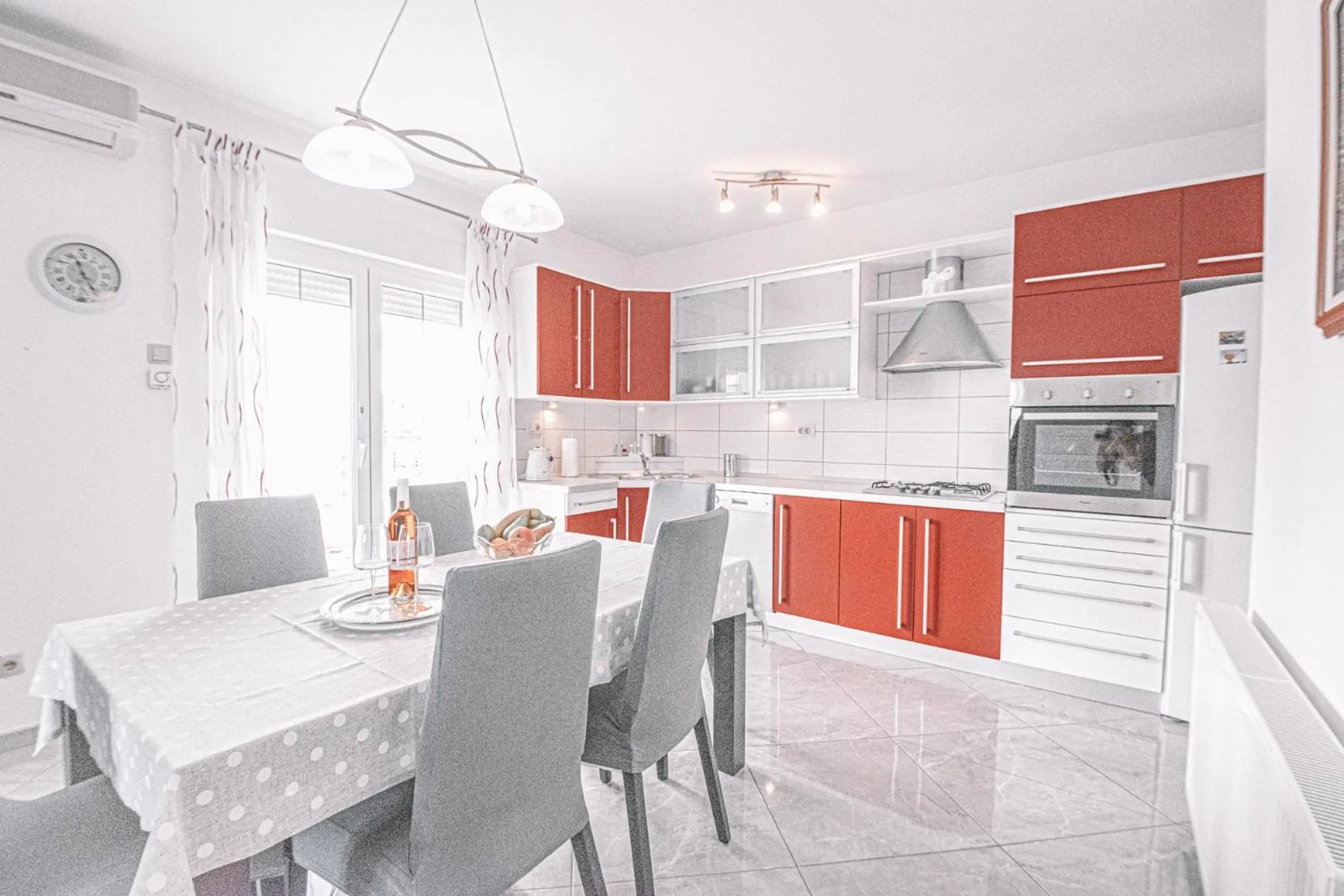 Kitchen or kitchenette in Apartments Vukic