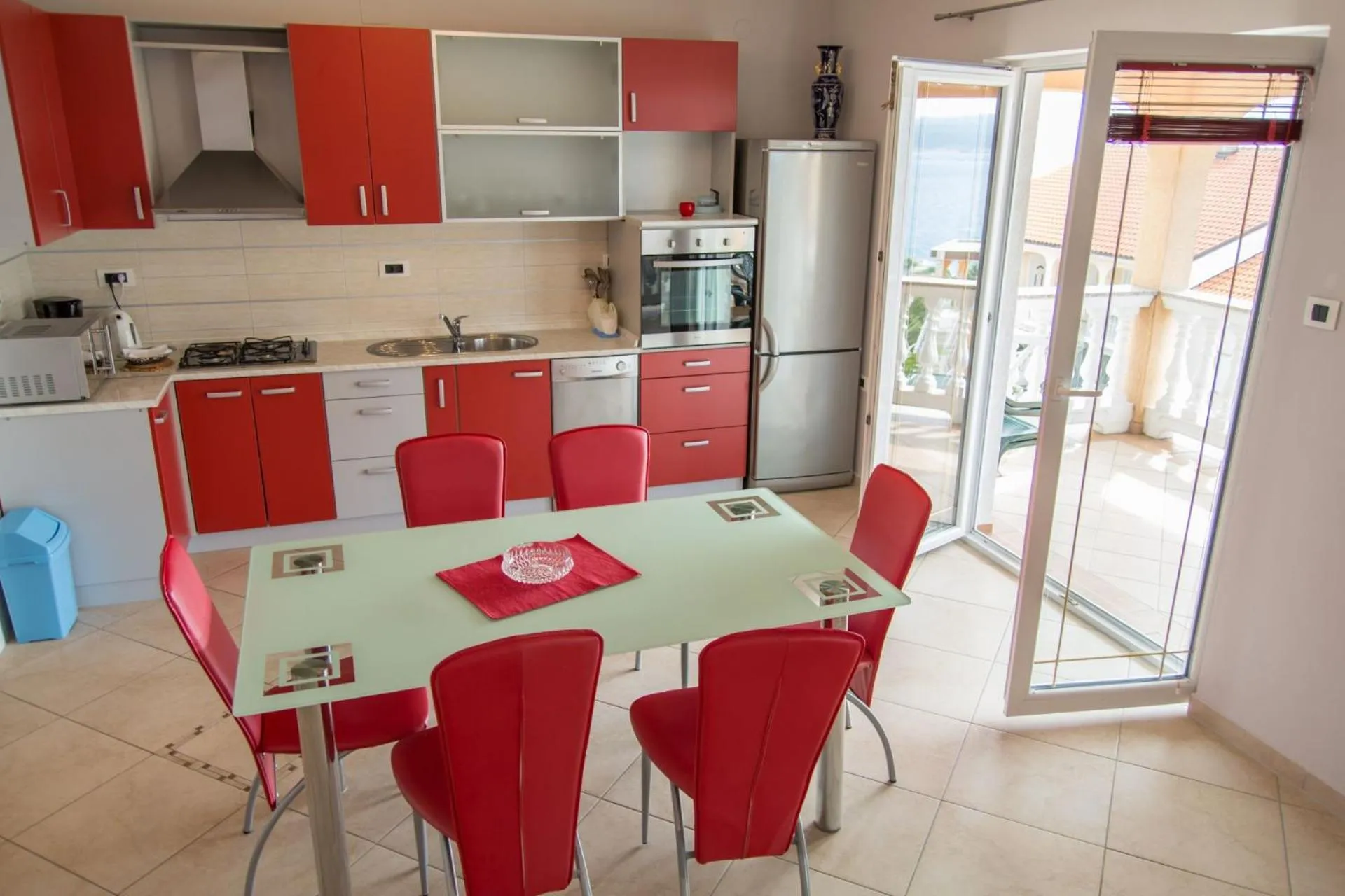 Kitchen or kitchenette in Apartments Vukic