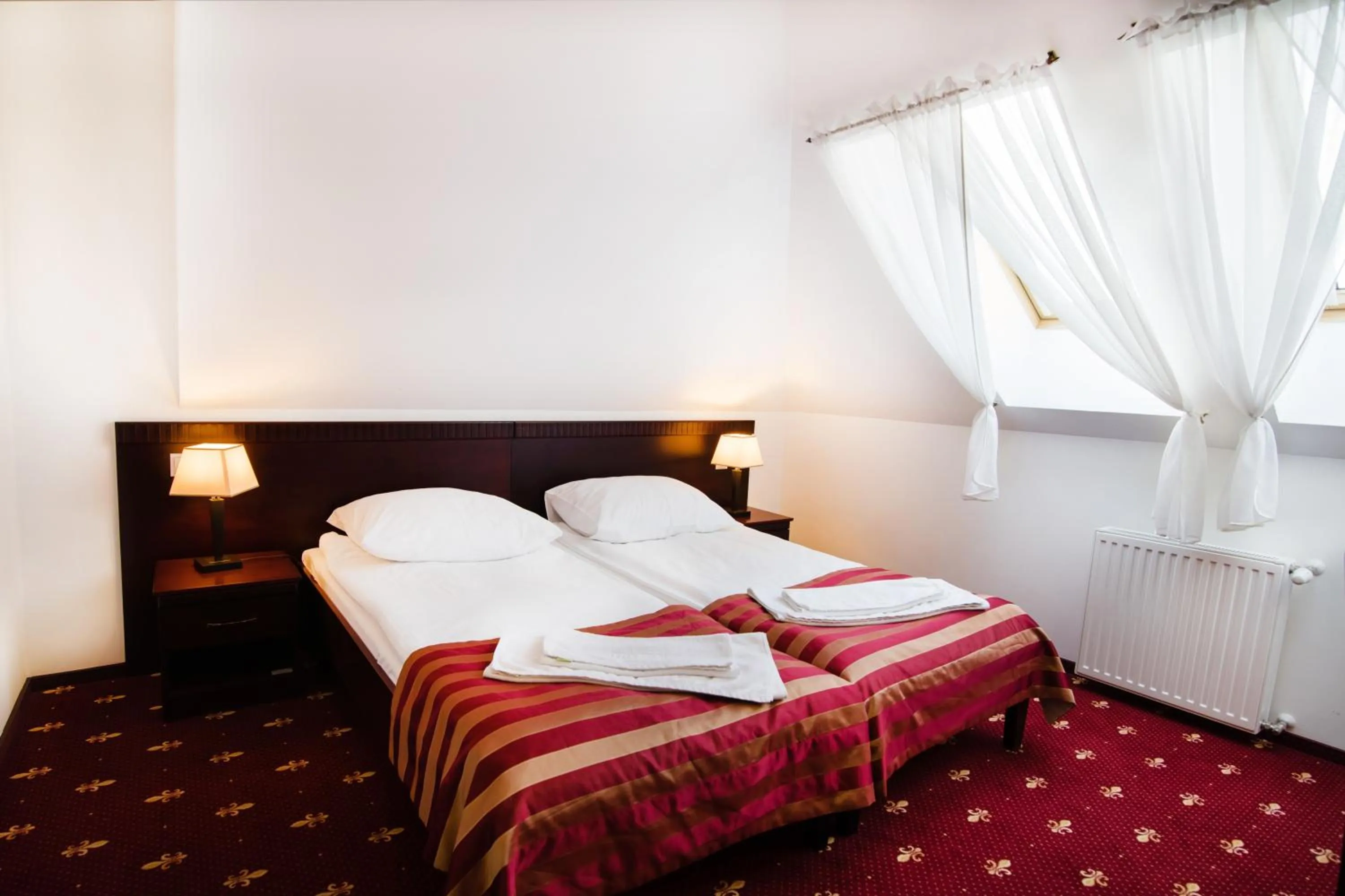 Bed in Hotel Platinum Hrubieszów