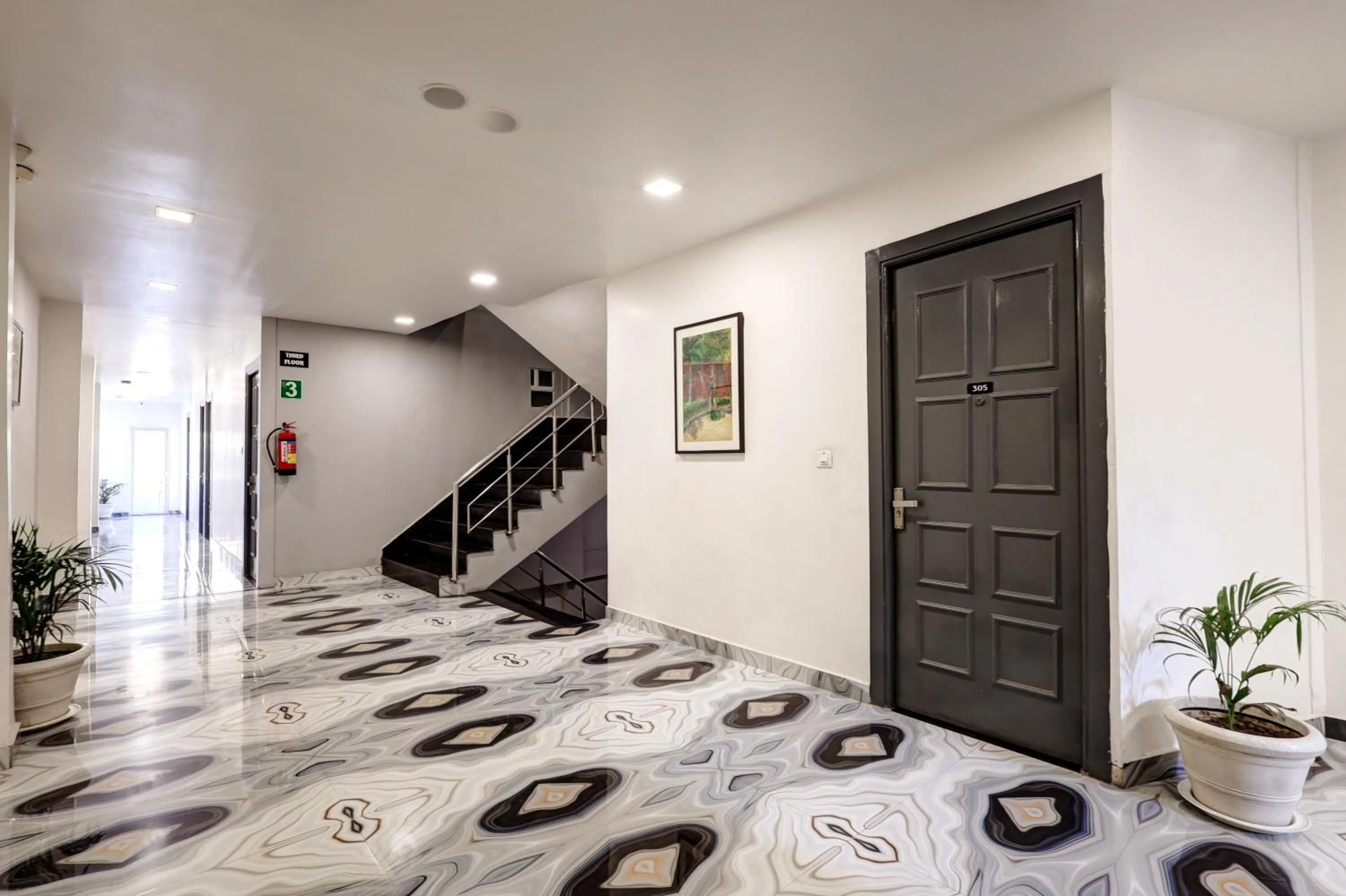 Floor plan in Hotel The Rasa Near Welcome Metro Station