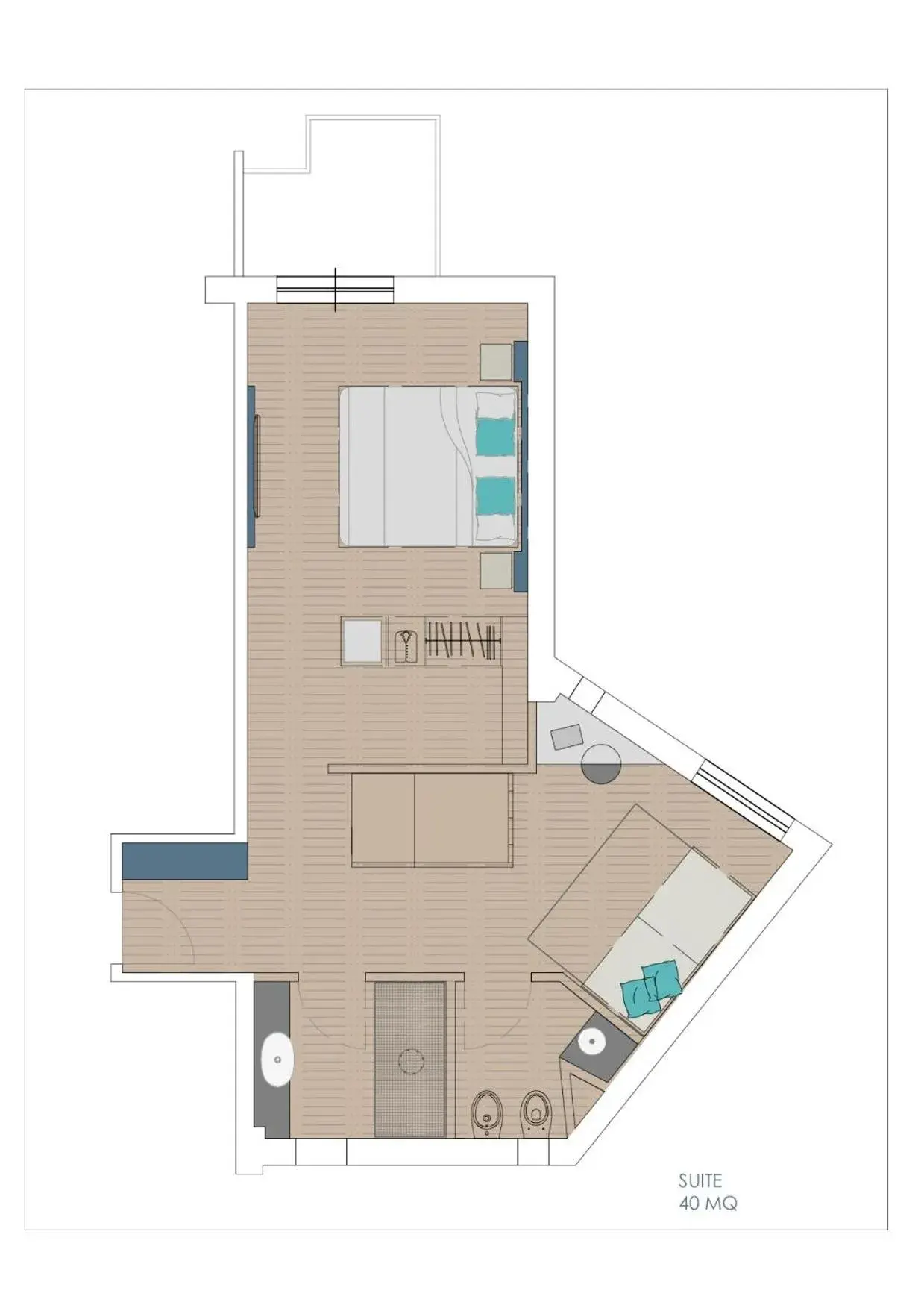 Floor Plan in Hotel President