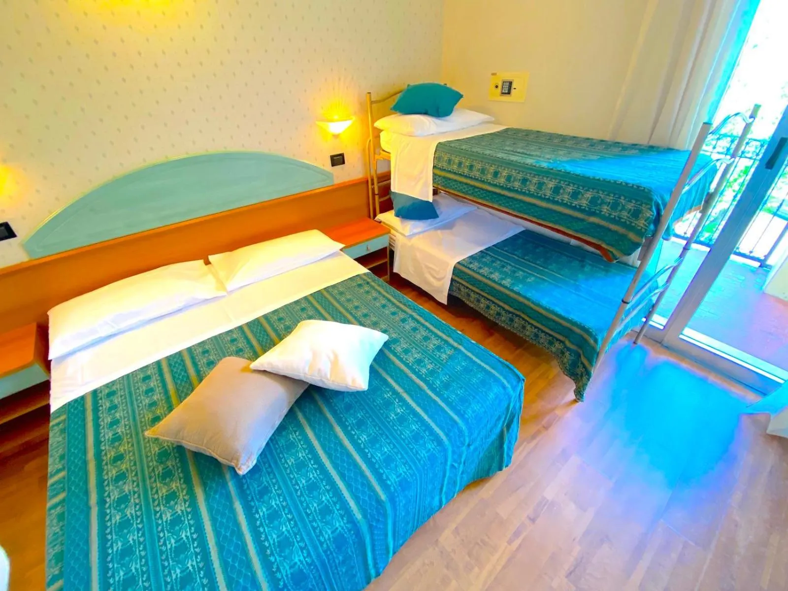 Bed in Hotel President