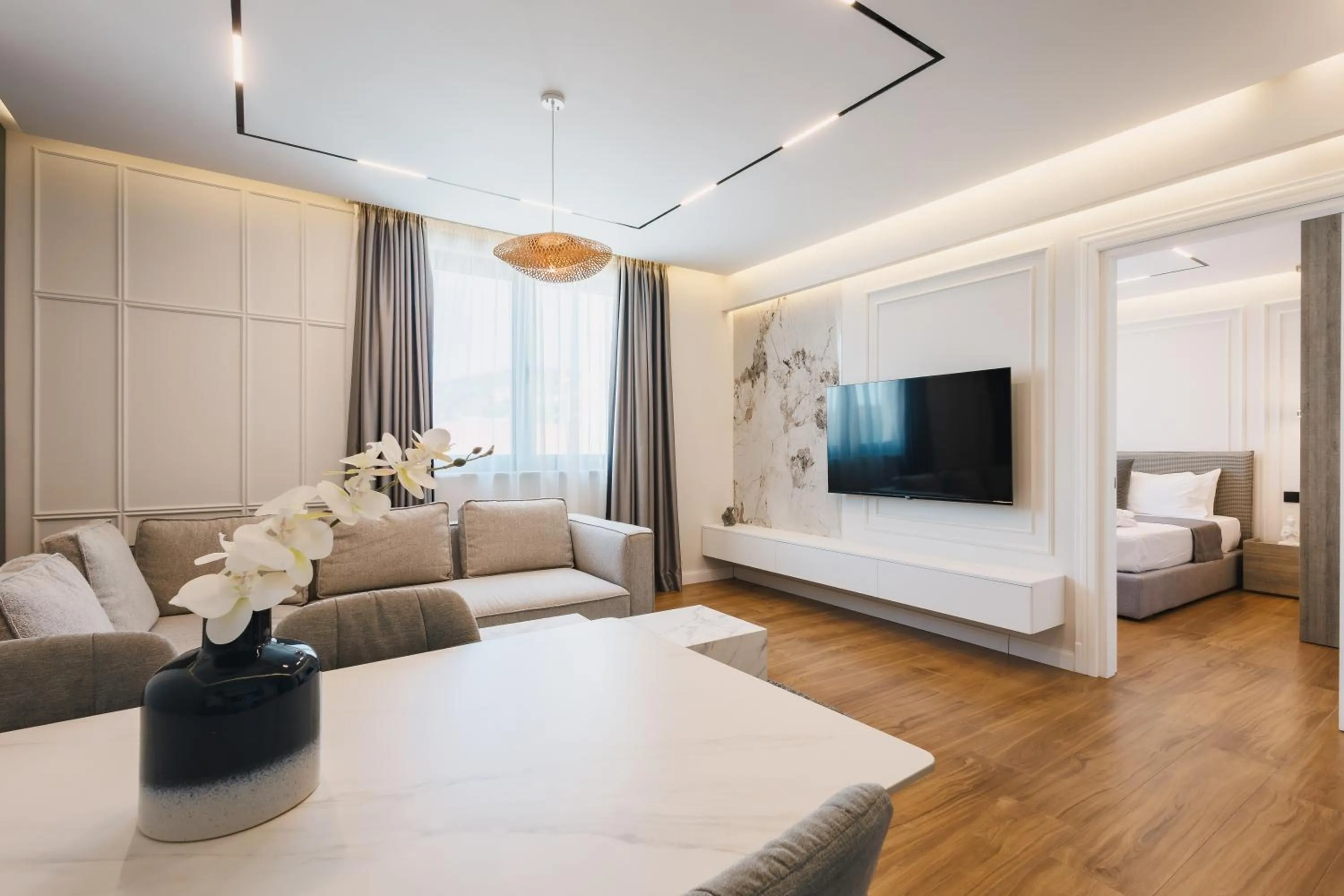 Lobby or reception, Bed in Hotel Teuta