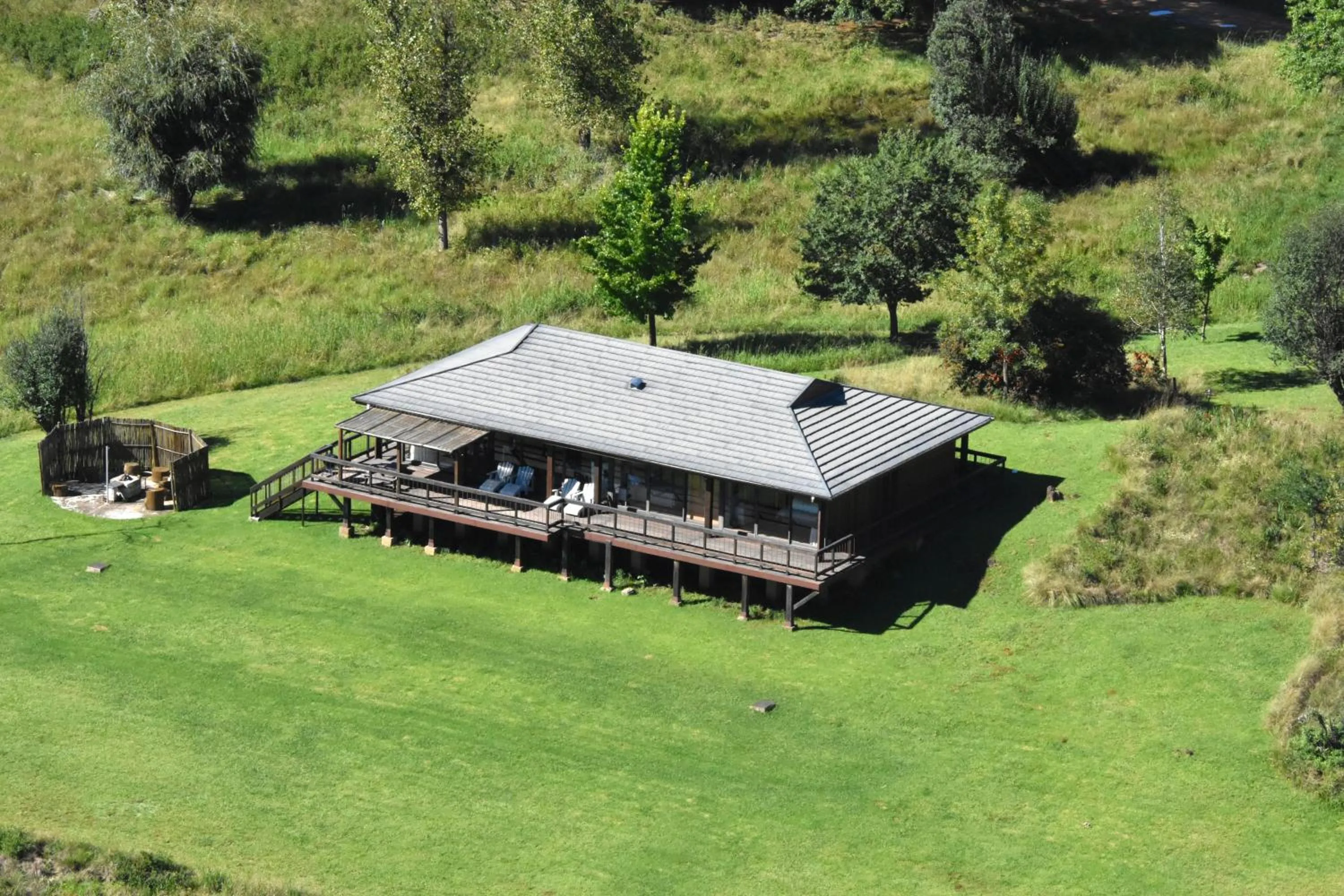 Property building in Sani Valley Nature Lodges