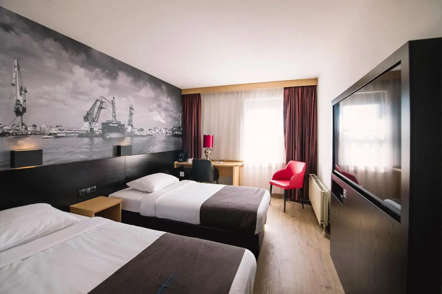 Bed in Bastion Hotel Rotterdam Zuid Bed in Bastion Hotel Rotterdam Zuid