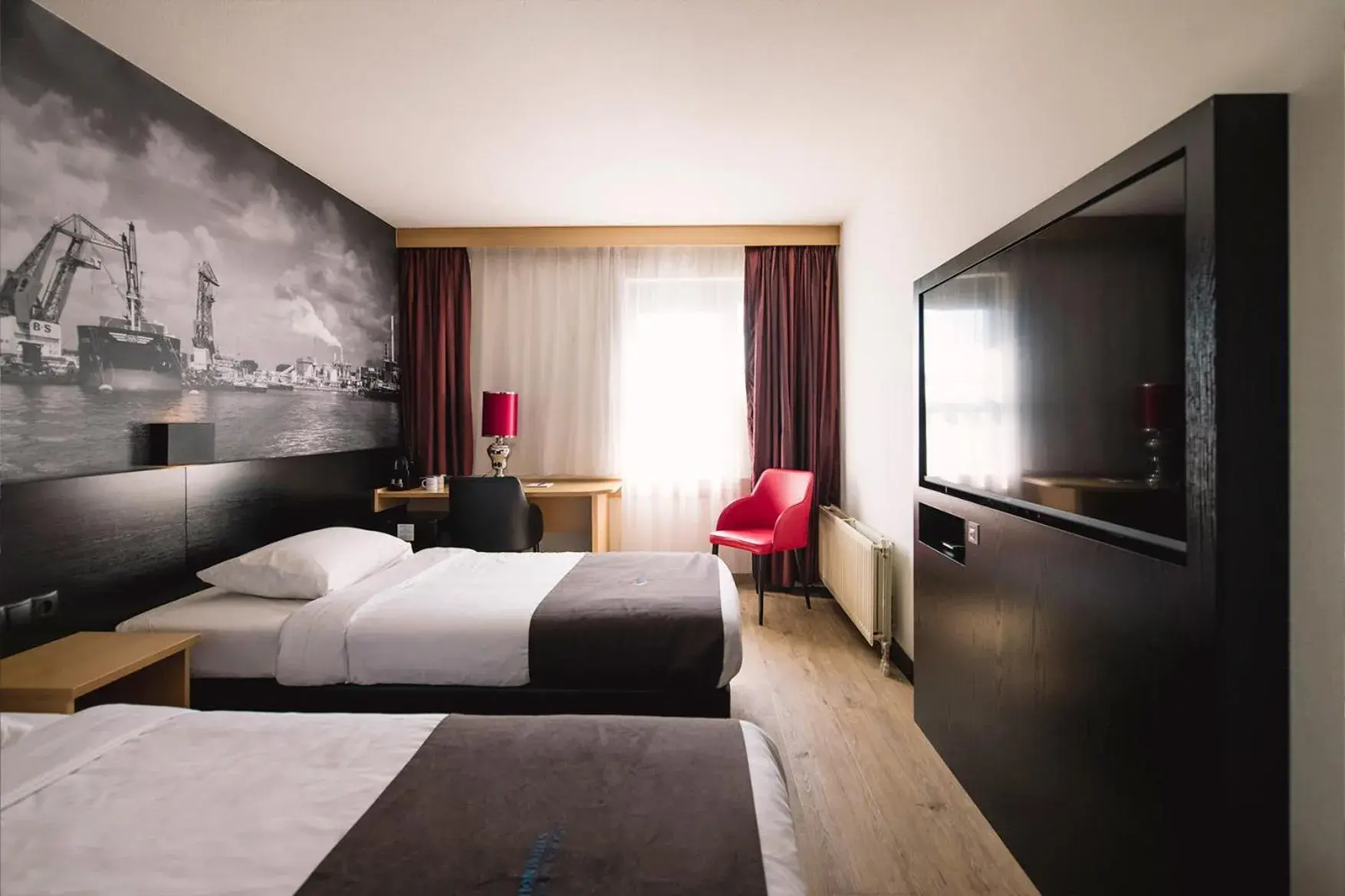 Bed in Bastion Hotel Rotterdam Zuid Bed in Bastion Hotel Rotterdam Zuid