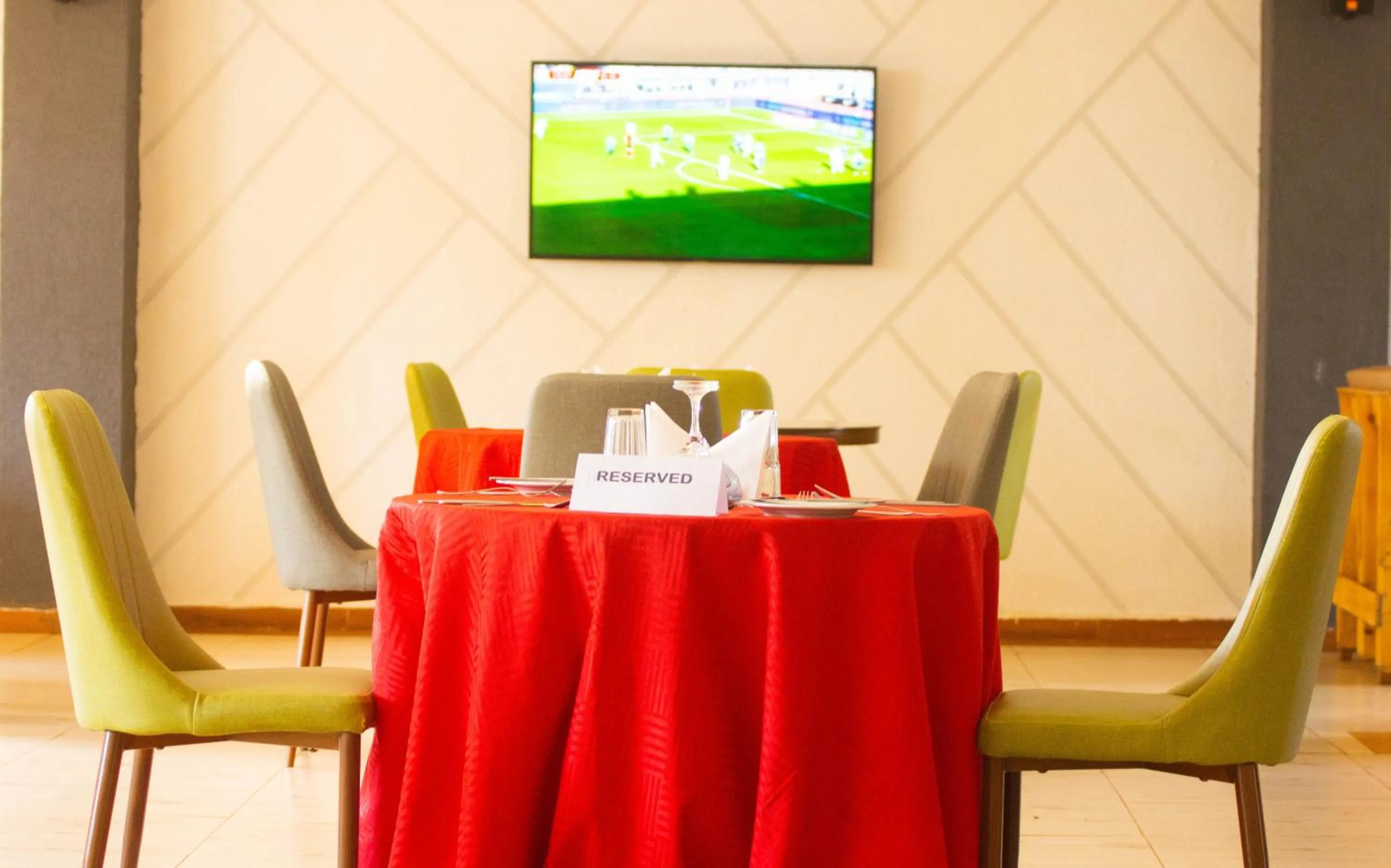 Dining area in The Candela Hotel